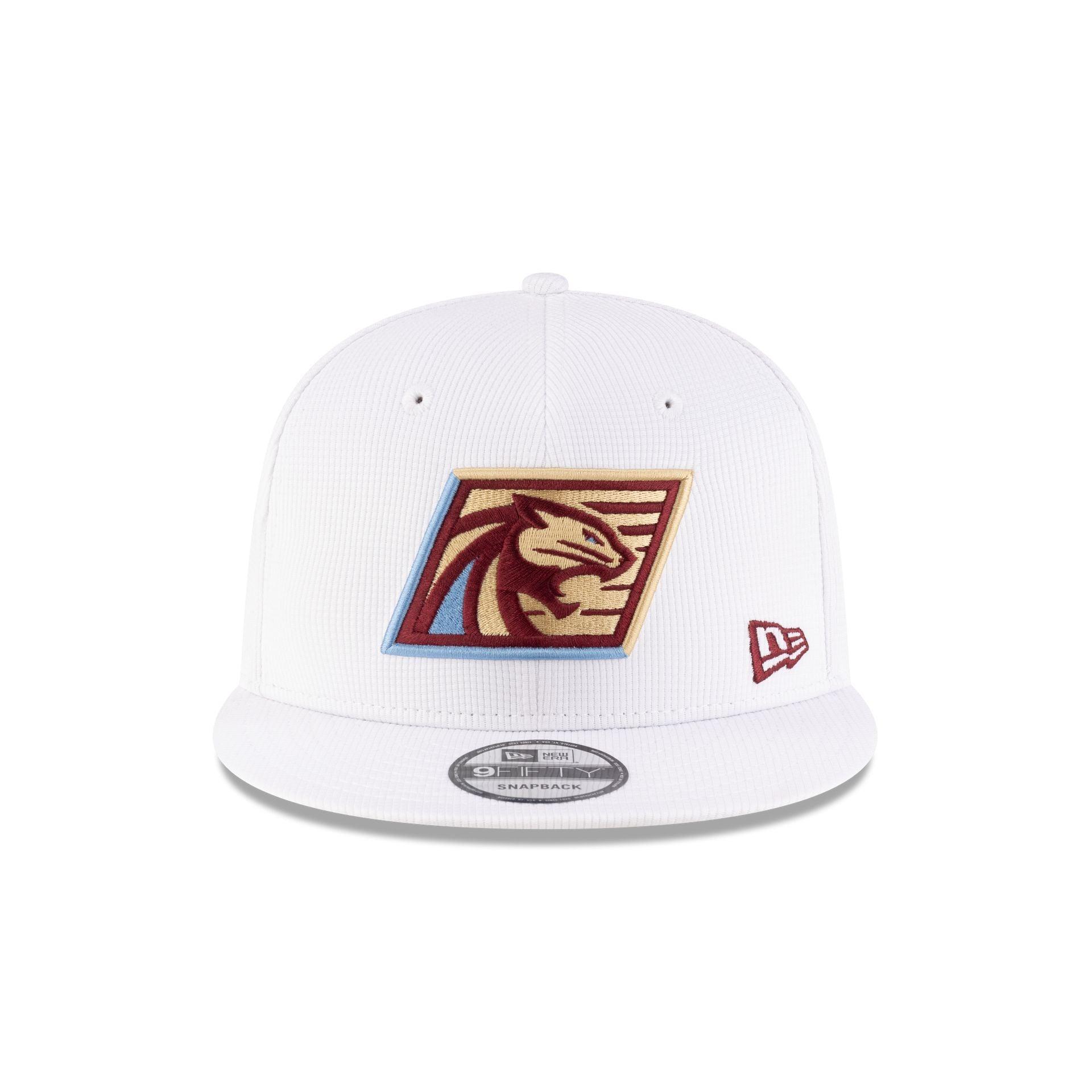 Michigan Panthers White 9FIFTY Snapback Hat Male Product Image