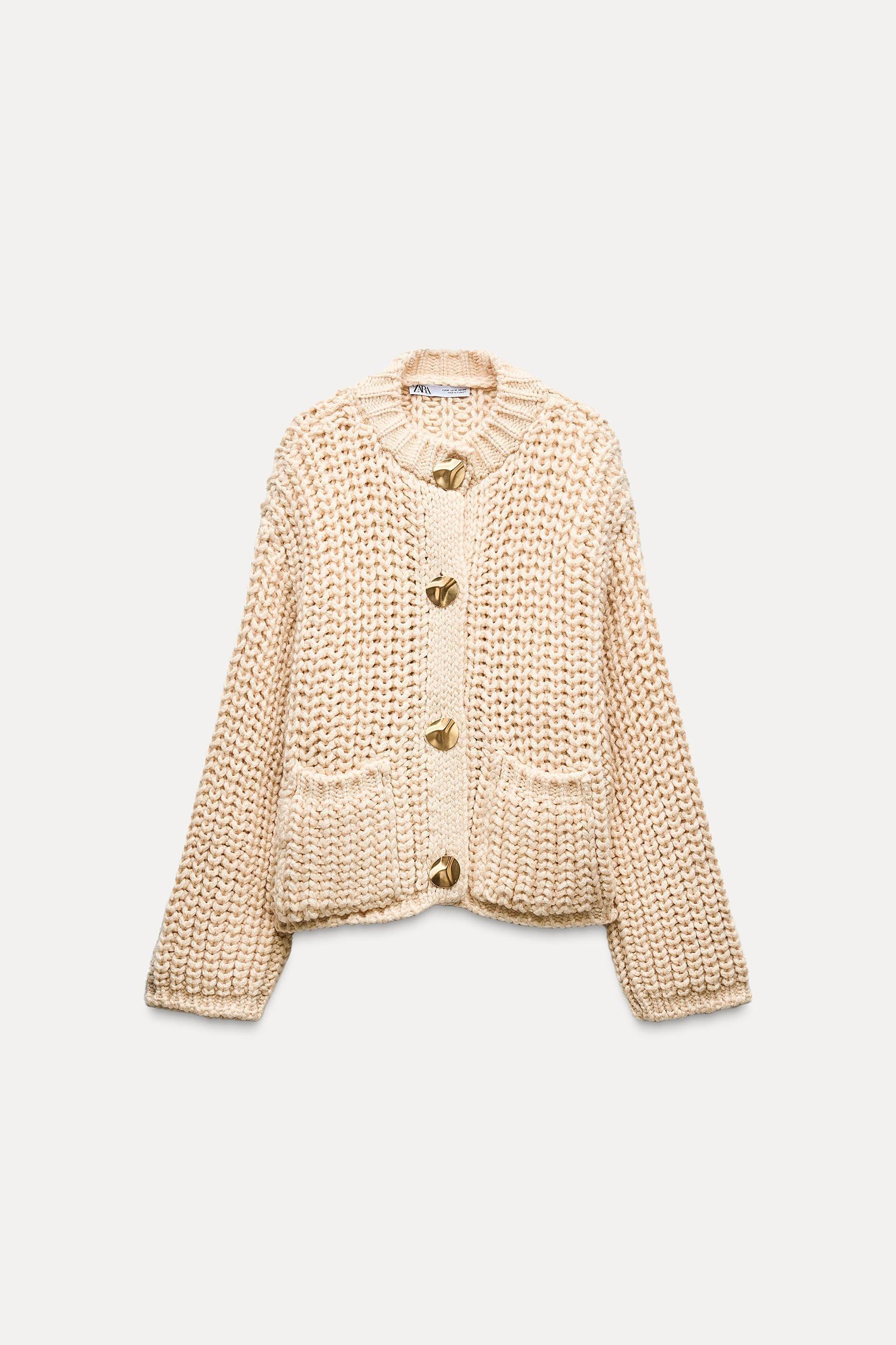 CHUNKY KNIT CARDIGAN Product Image