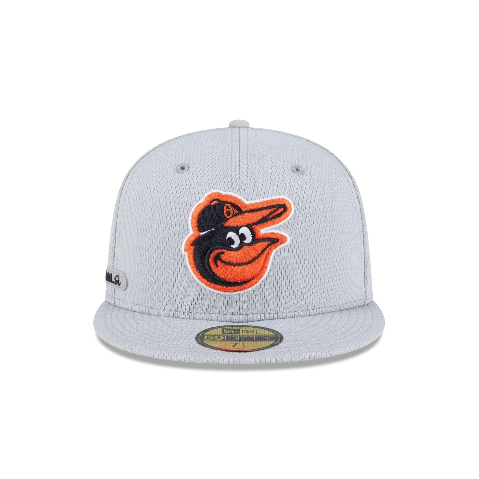 Baltimore Orioles 2025 Clubhouse Gray 59FIFTY Fitted Hat Male Product Image