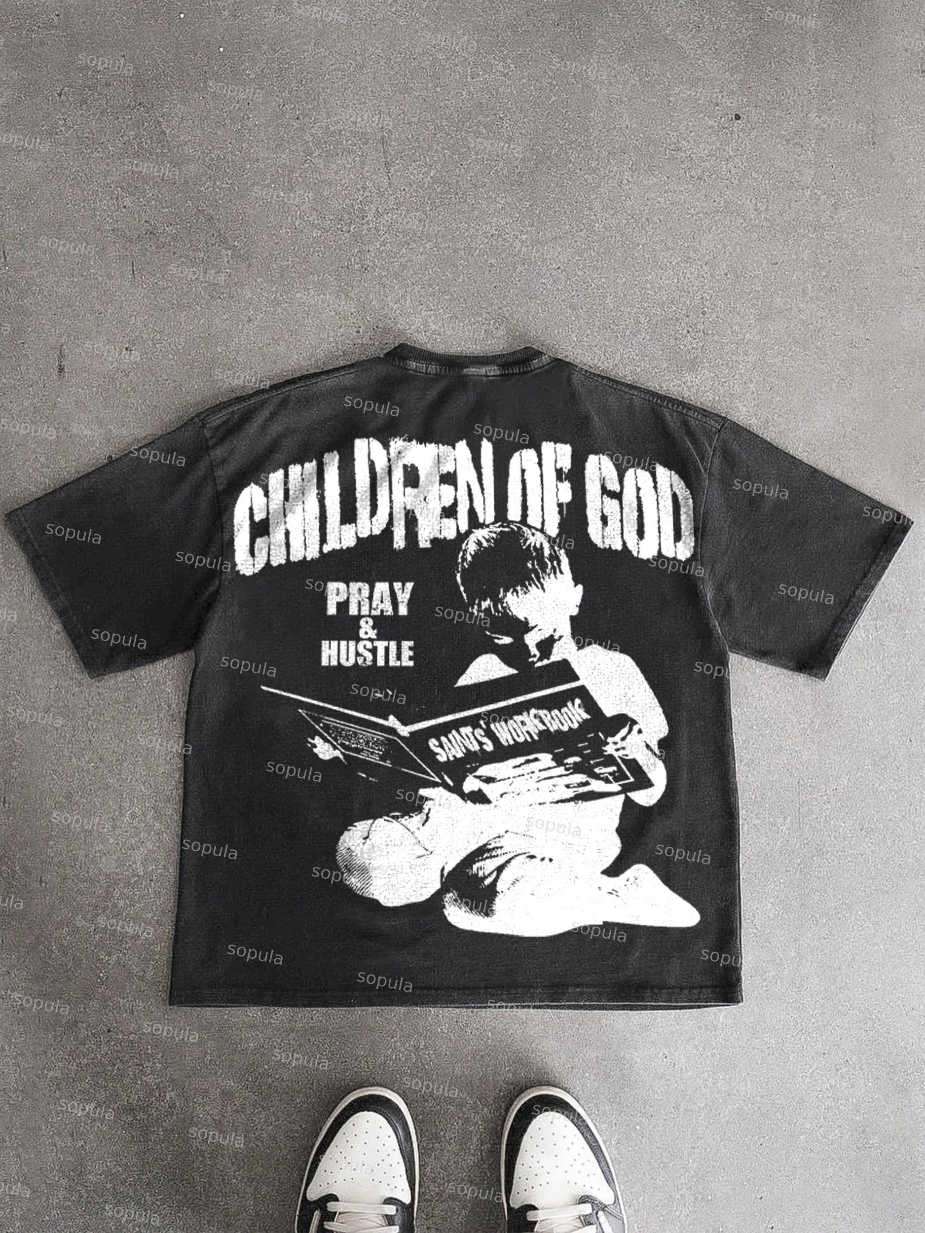 Fly By Choice x Space Station Graphic Acid Washed Retro T-Shirt Product Image