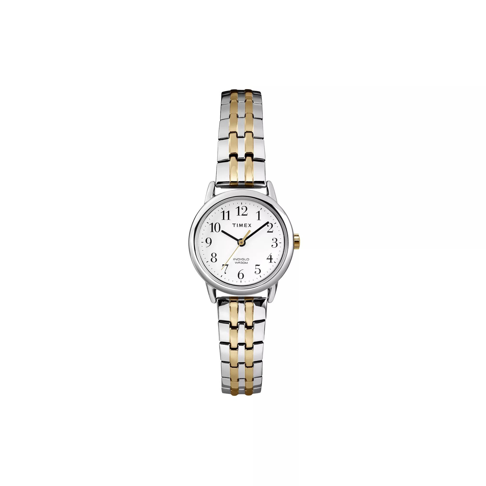 Timex® Women's Easy Reader Stainless Steel Watch, Size: Small, Two Tone Product Image