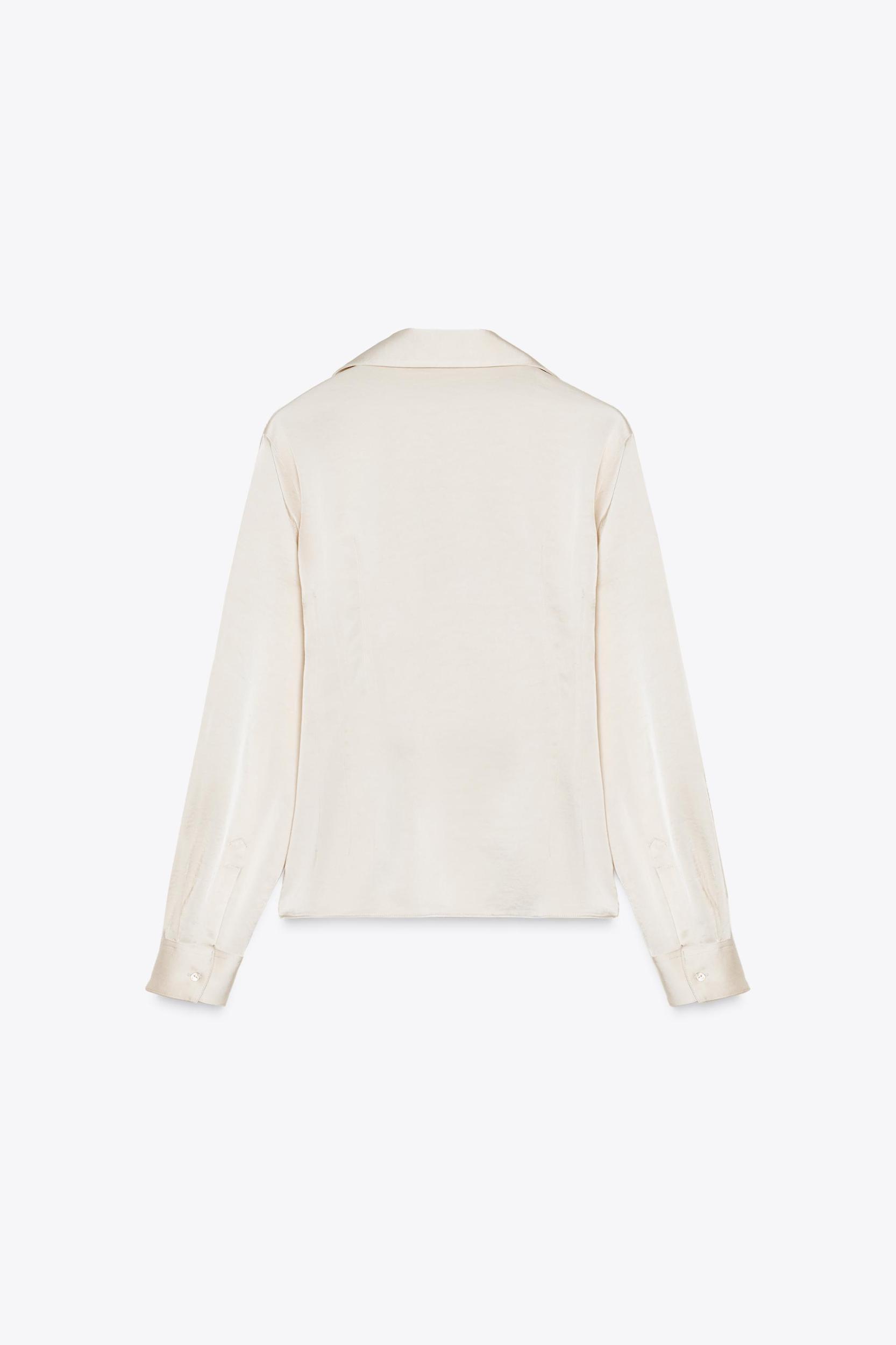 SATIN PAJAMA SHIRT Product Image