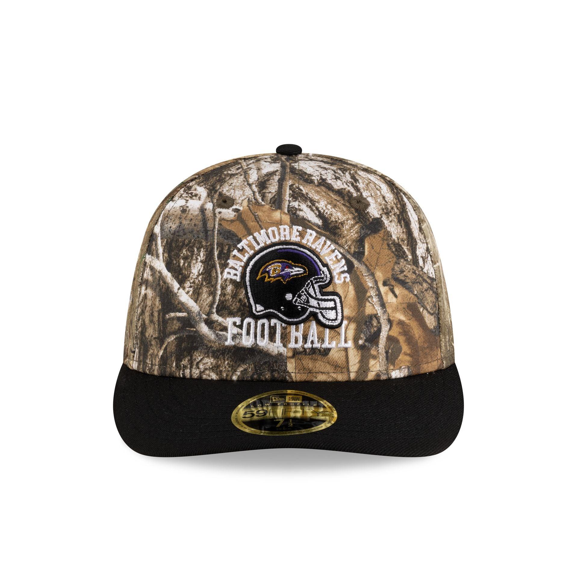Just Caps Realtree Baltimore Ravens Low Profile 59FIFTY Fitted Hat Male Product Image