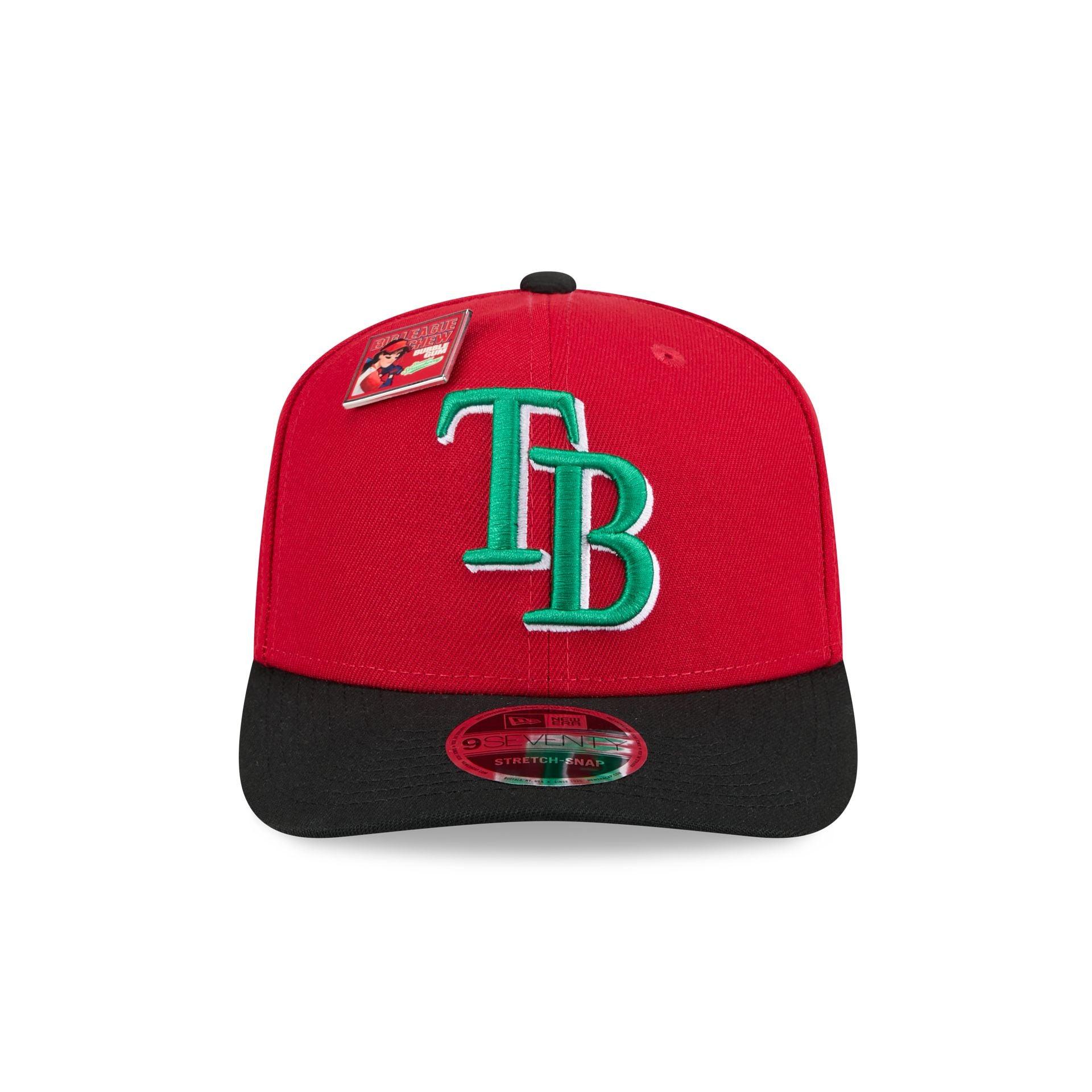 Big League Chew X Tampa Bay Rays Slammin' Strawberry 9SEVENTY Stretch-Snap Hat Male Product Image