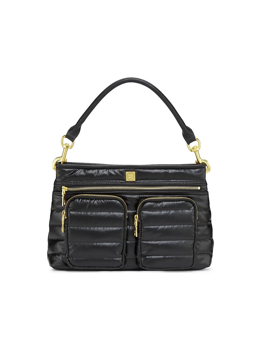 Womens Downtown Diva Quilted Crossbody Bag Product Image