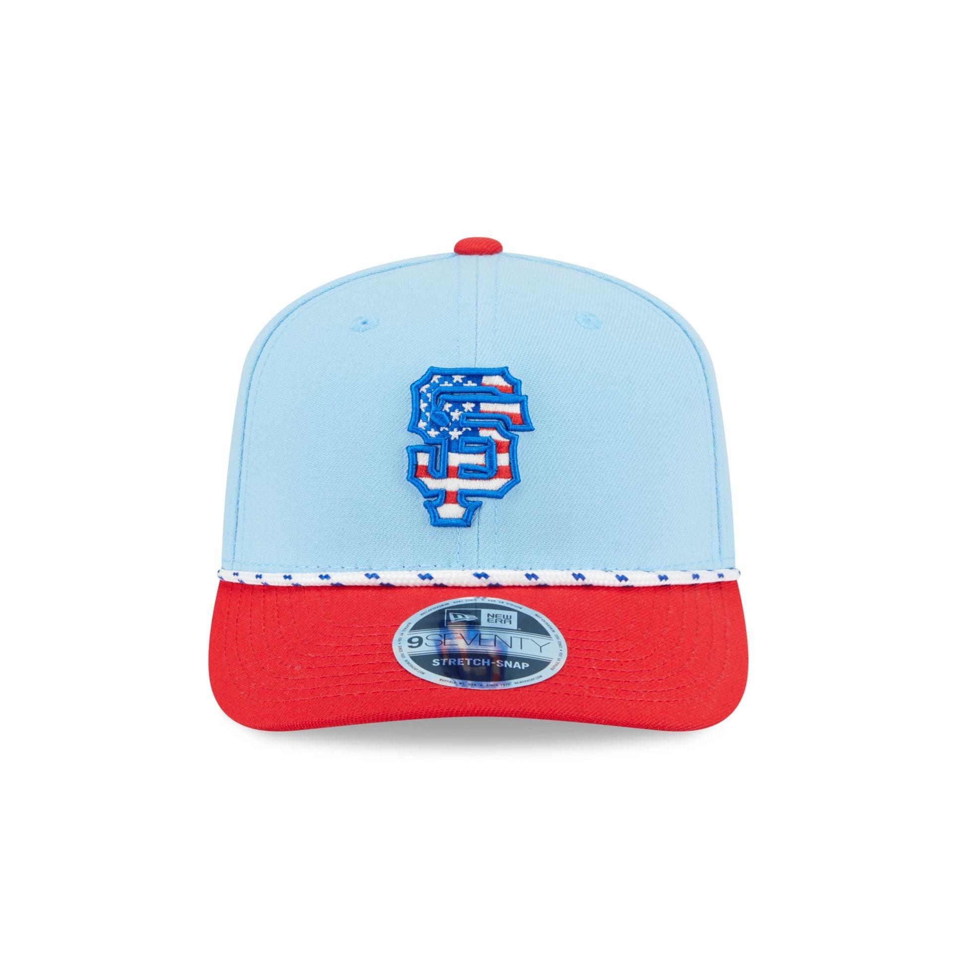 San Francisco Giants Independence Day 2025 9SEVENTY Stretch-Snap Hat Male Product Image