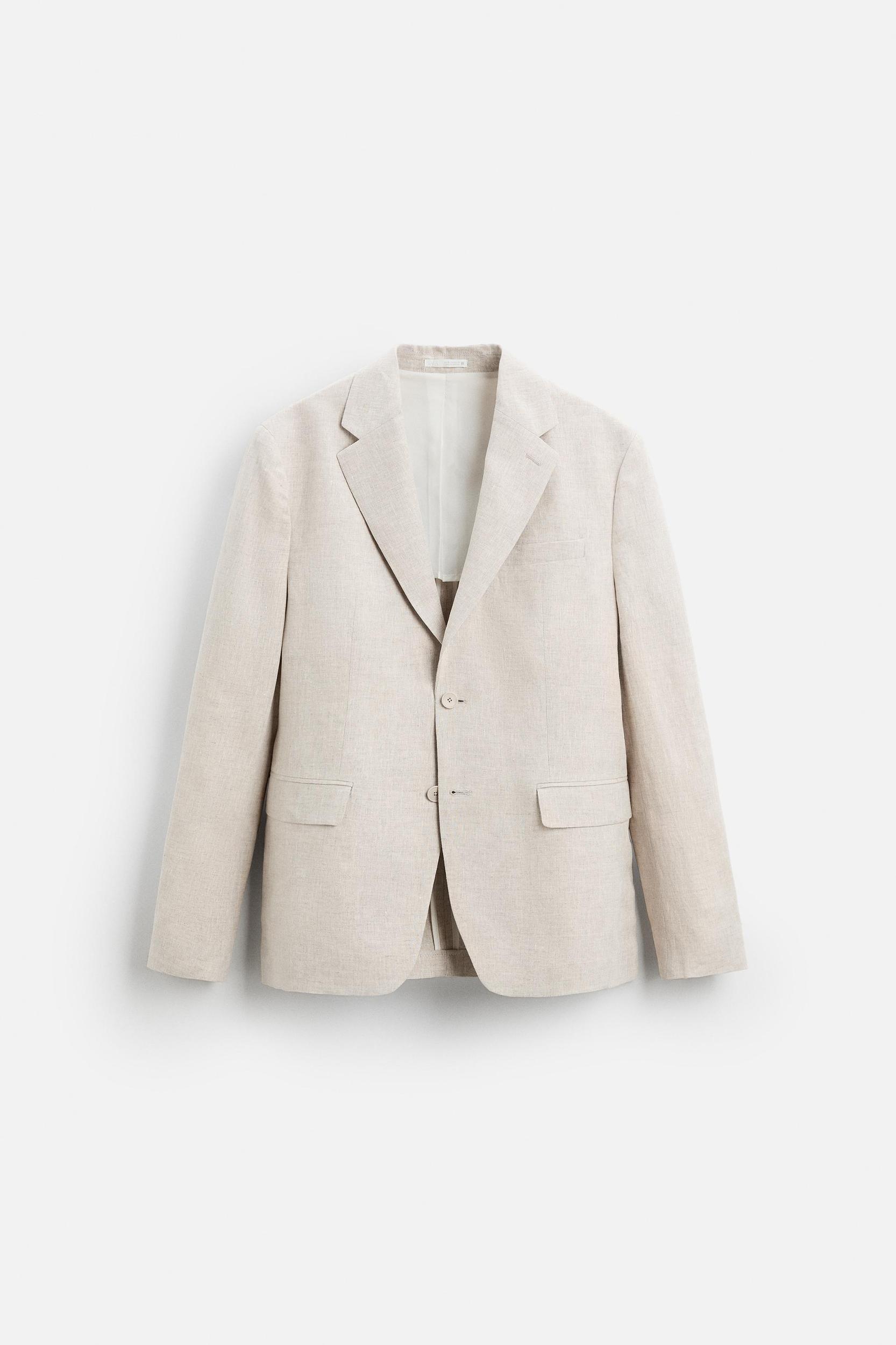 100% LINEN SUIT BLAZER Product Image