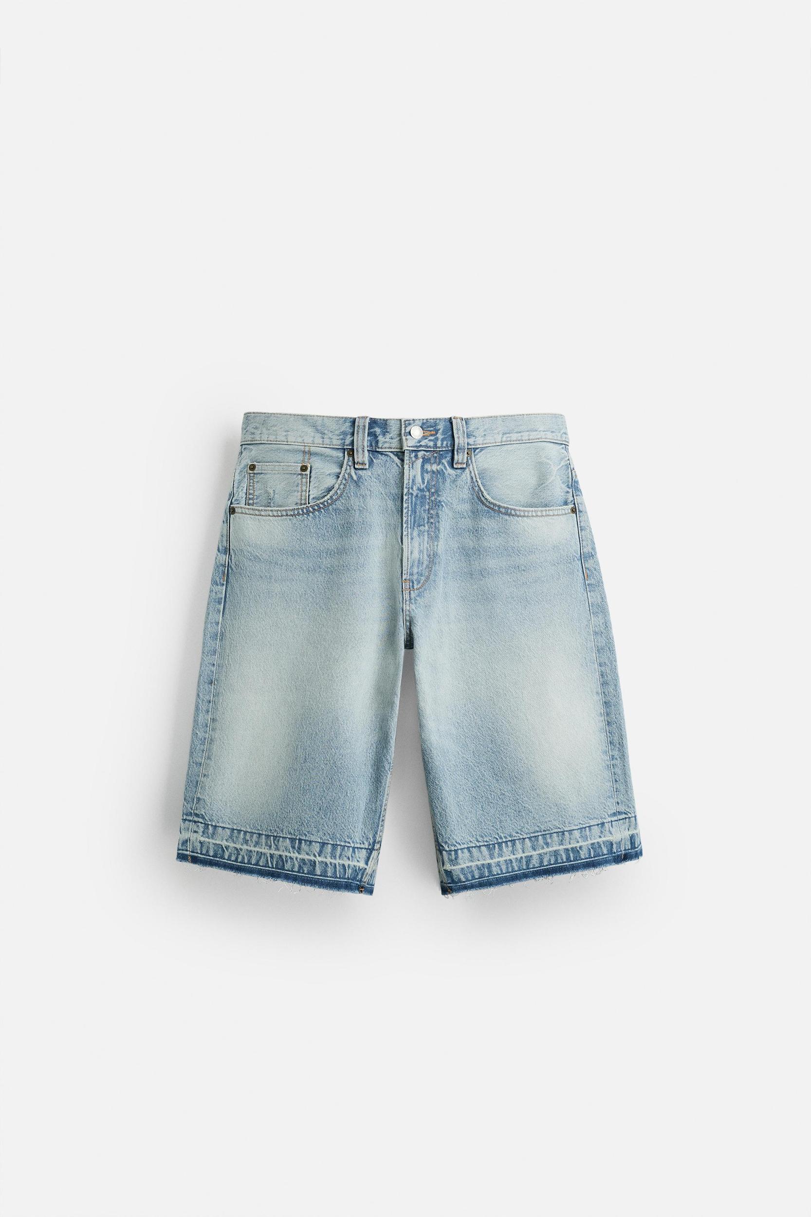 BAGGY FIT DENIM SHORTS Product Image