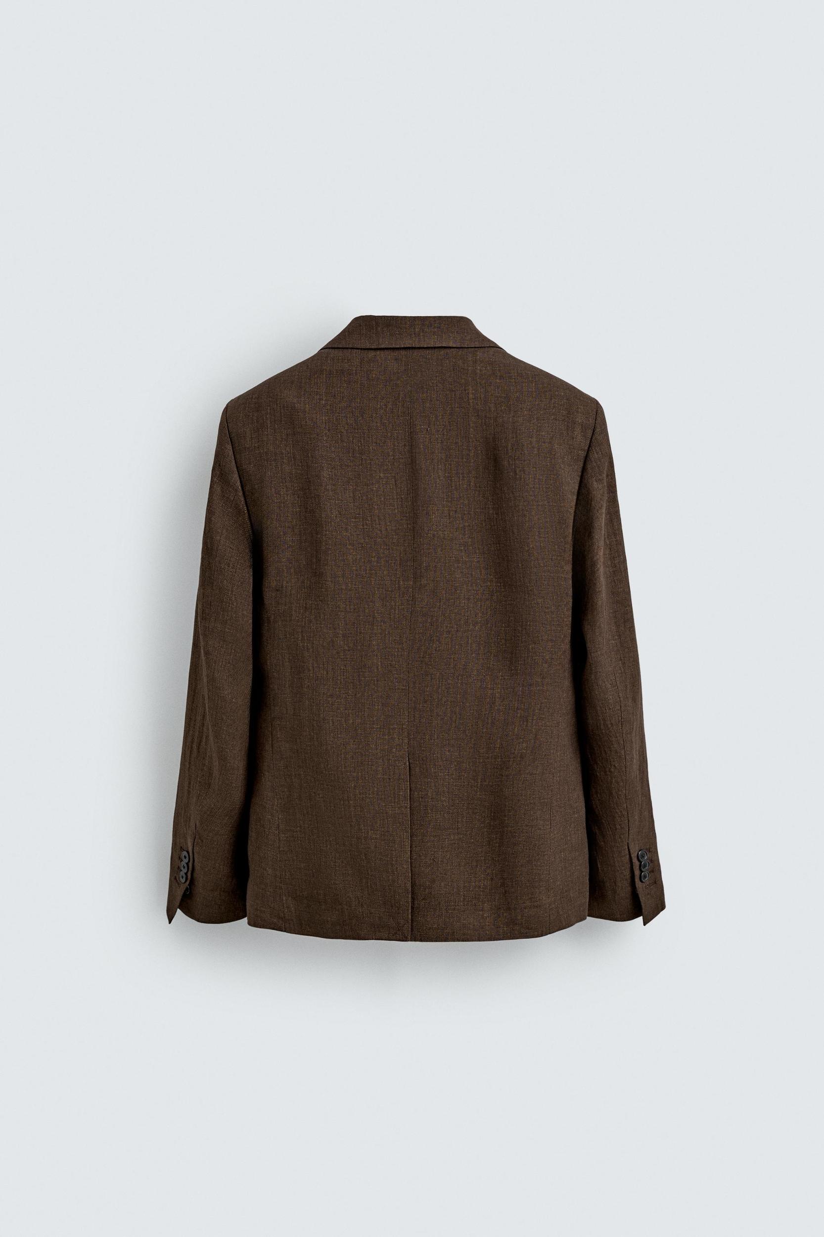 100% LINEN SUIT JACKET Product Image