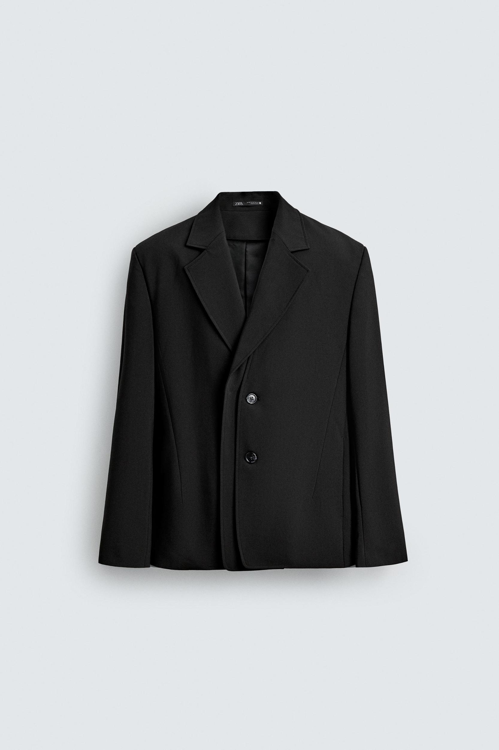SUIT JACKET WITH REMOVABLE LAPEL Product Image