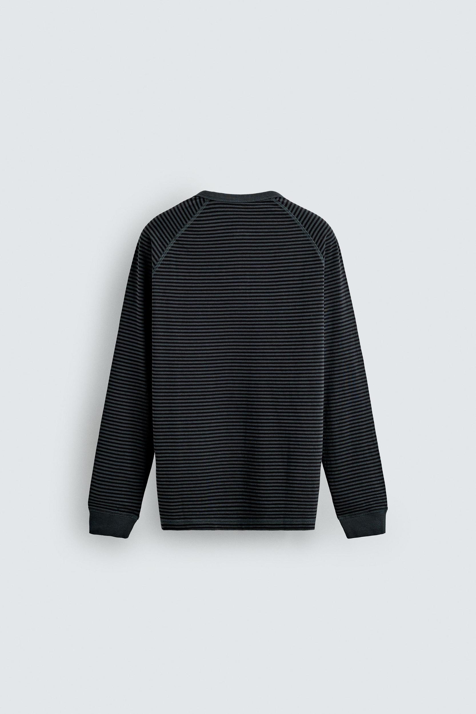 HENLEY NECK T-SHIRT Product Image