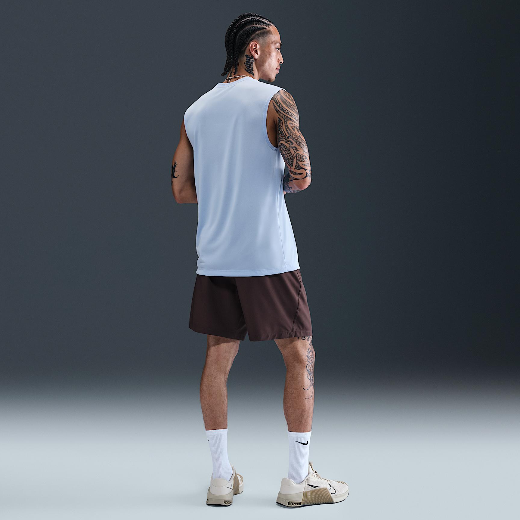 Nike Mens Dri-FIT Legend Sleeveless Fitness T-Shirt | DX0991-468 Product Image