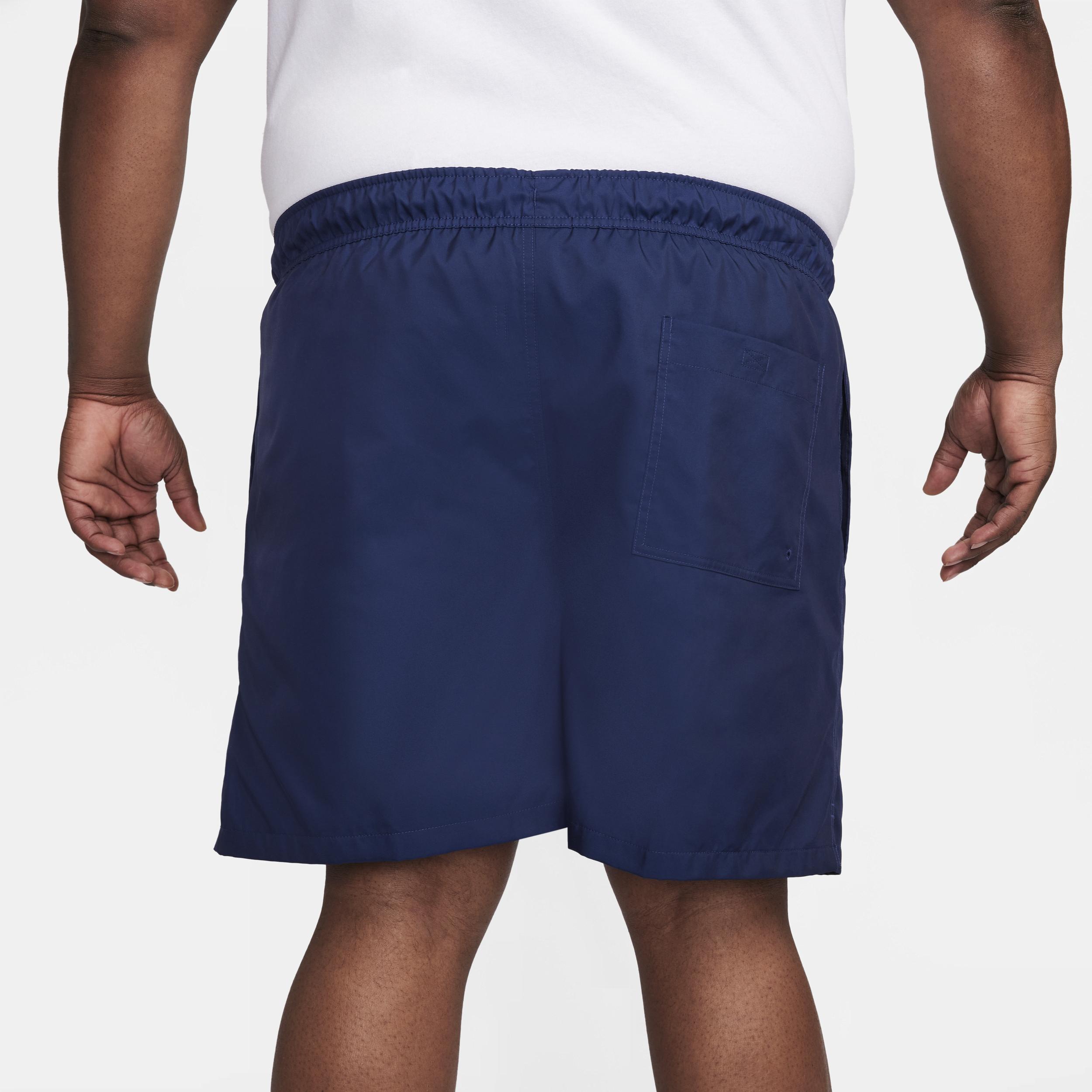 Nike Mens Nike Club Flow Shorts - Mens Black/White Product Image