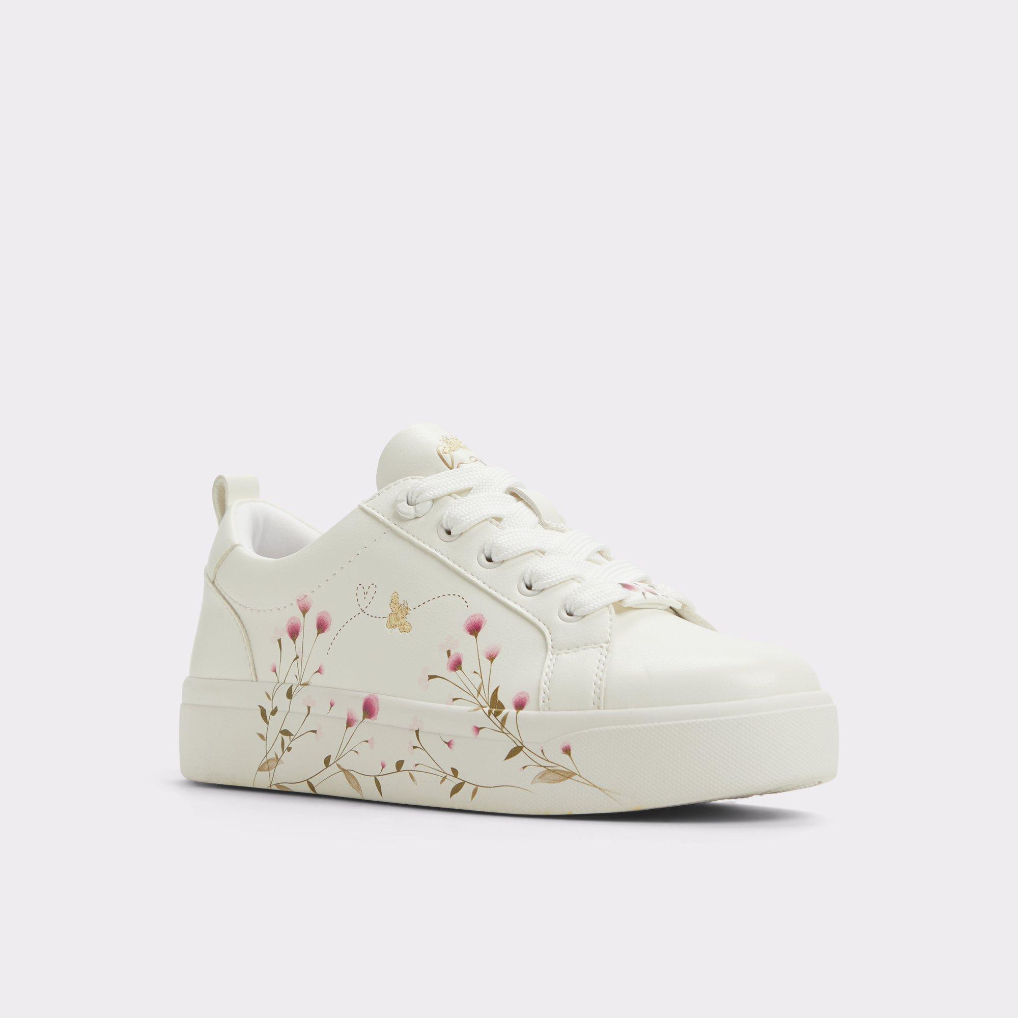 ALDO Wildflowers - Women's Low Top Sneaker Sneakers - Multi Smooth, Size 8.5 Product Image