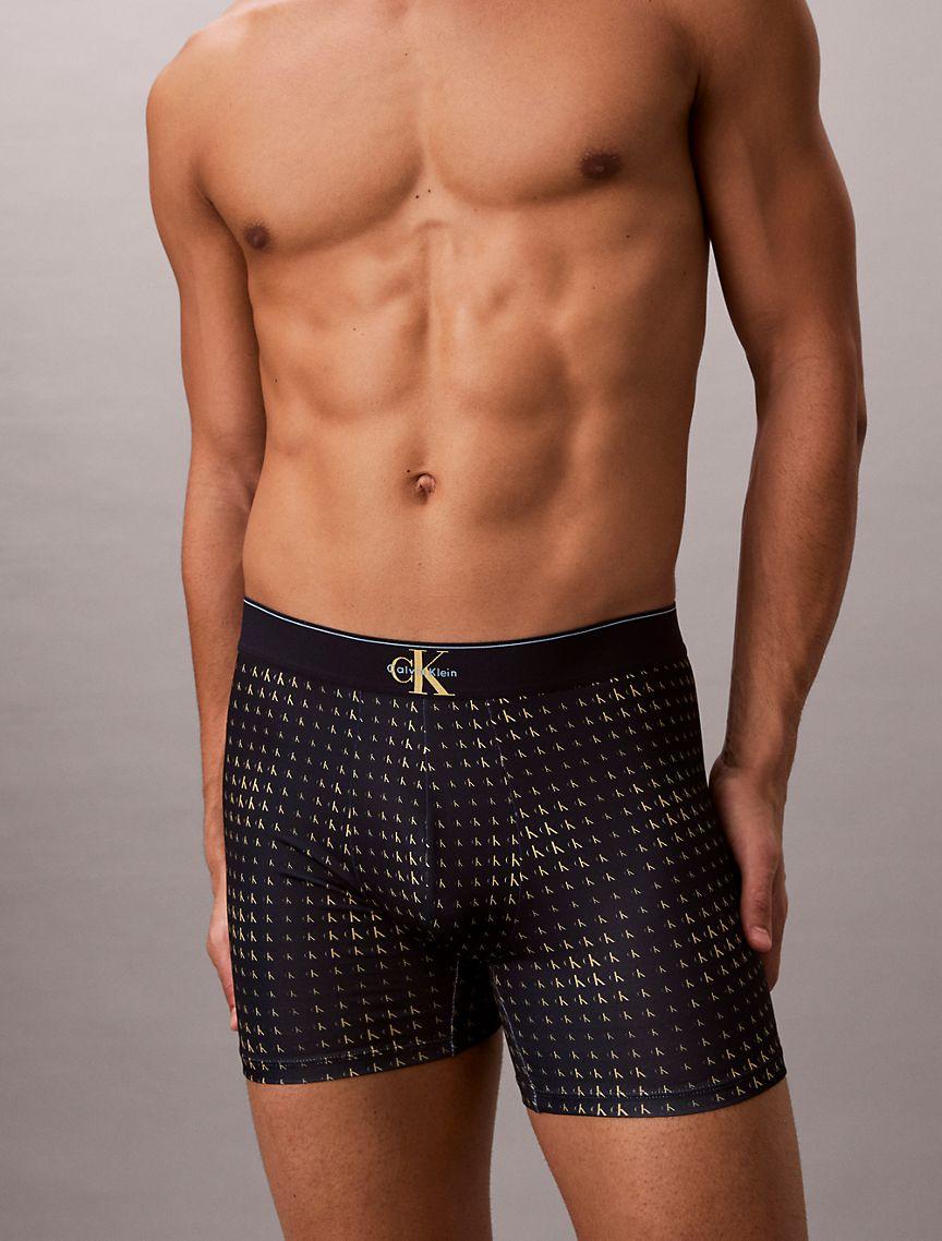 Graphic Monogram Microfiber Stretch Boxer Brief Product Image