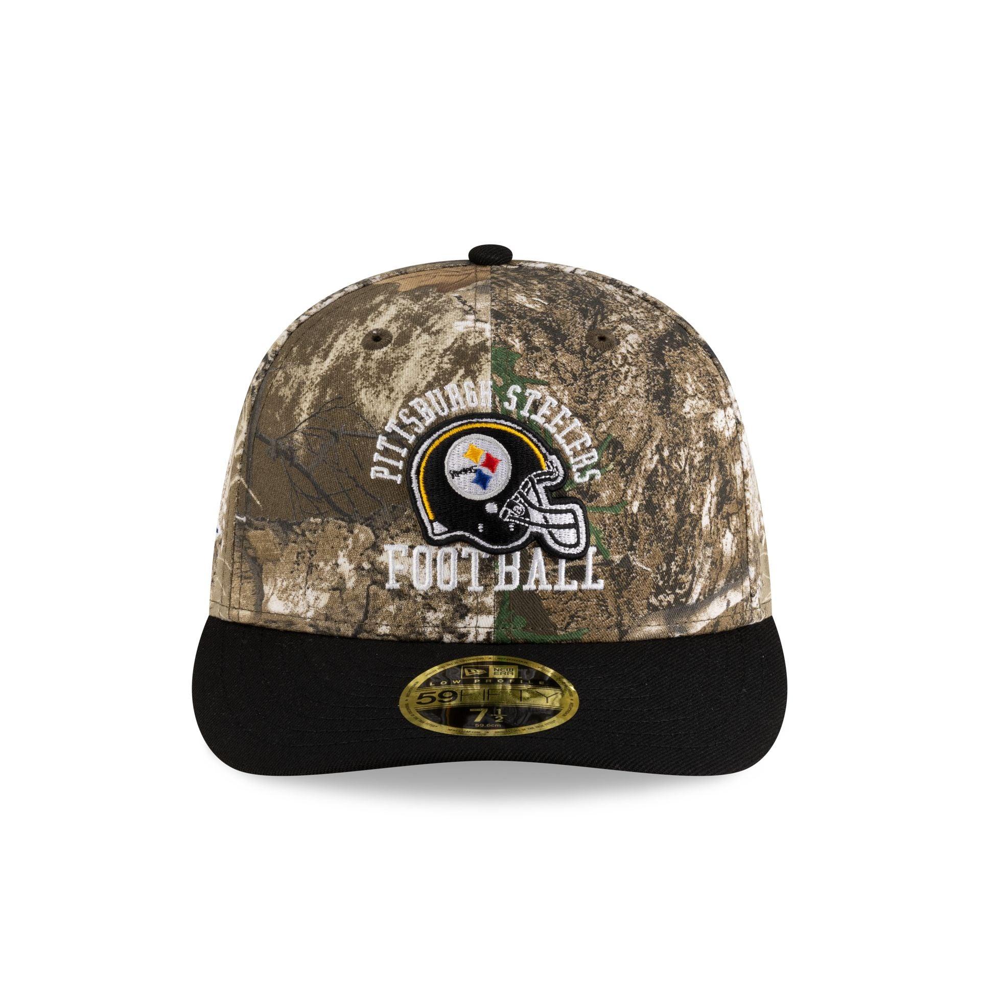 Just Caps Realtree Pittsburgh Steelers Low Profile 59FIFTY Fitted Hat Male Product Image