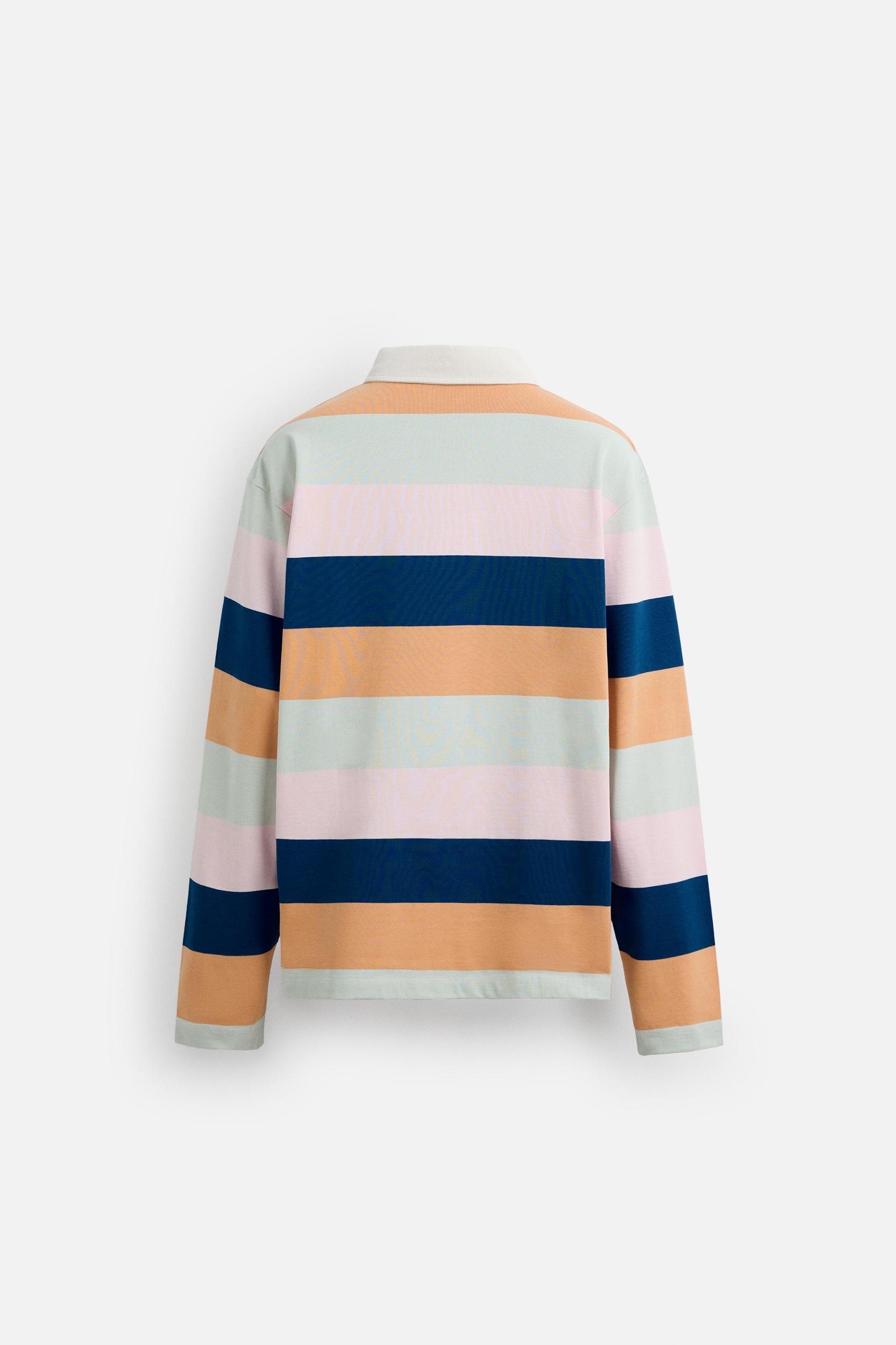 STRIPED POLO SHIRT Product Image