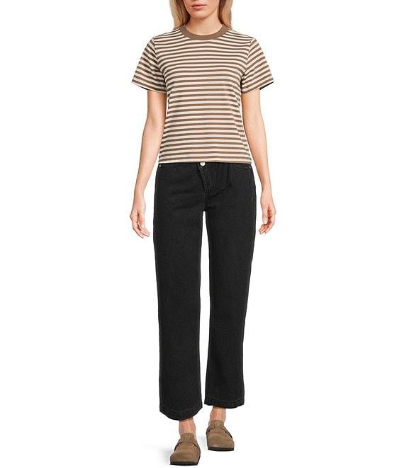 Mod Ref Knit Crew Stripe T-Shirt Product Image