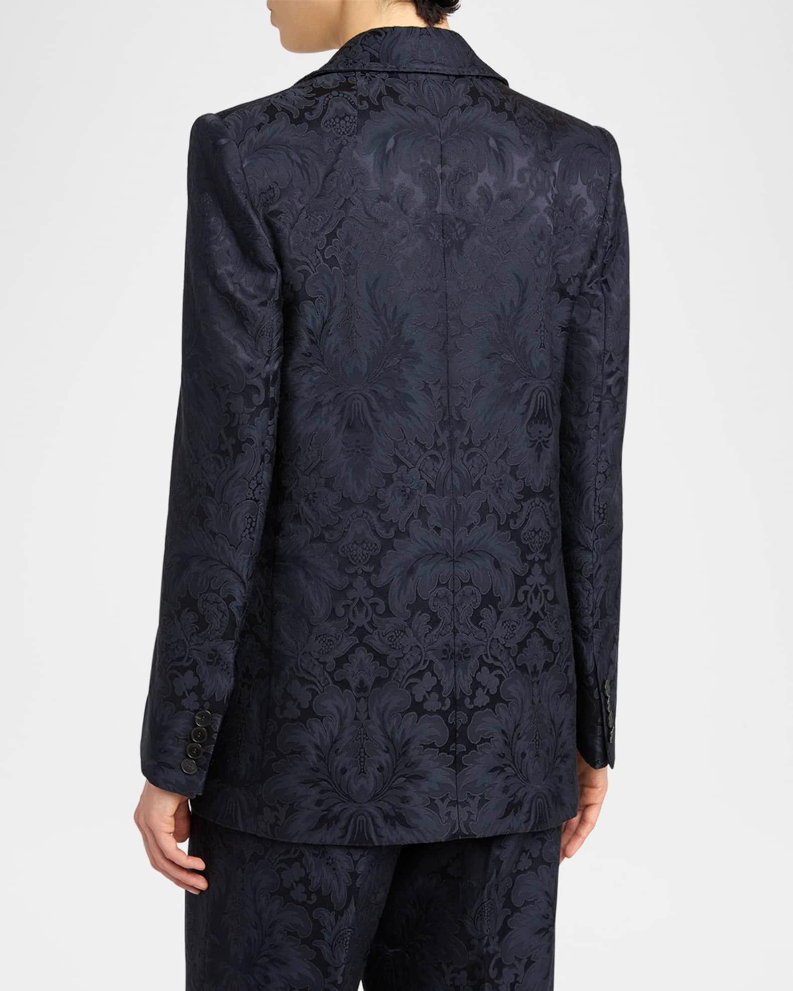 Single-Breasted Brocade Jacket Product Image