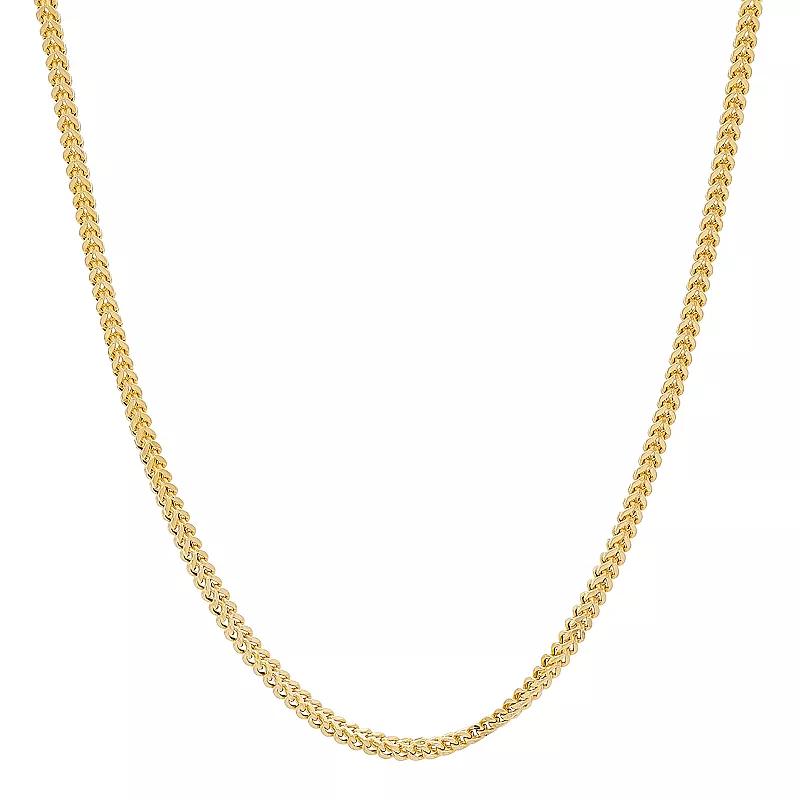 Men's 14k Gold Hollow Chain Link Necklace - 22 in., Size: 22" Product Image