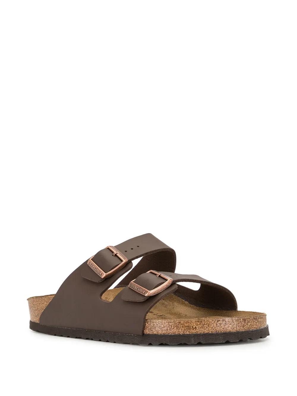 open toe buckled sandals Product Image