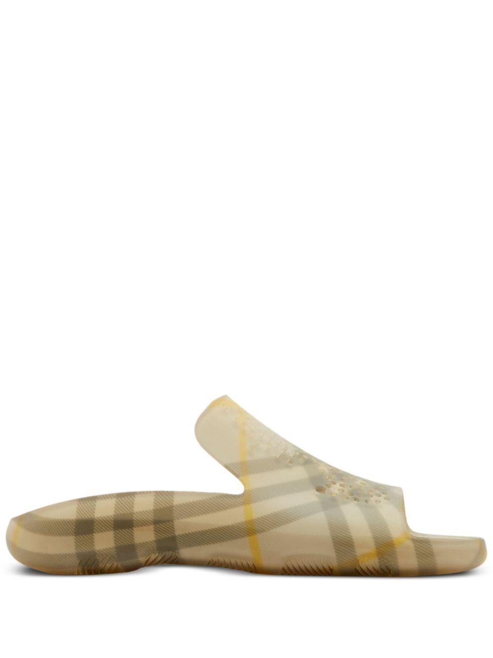 Equestrian Knight check-pattern slides  Product Image