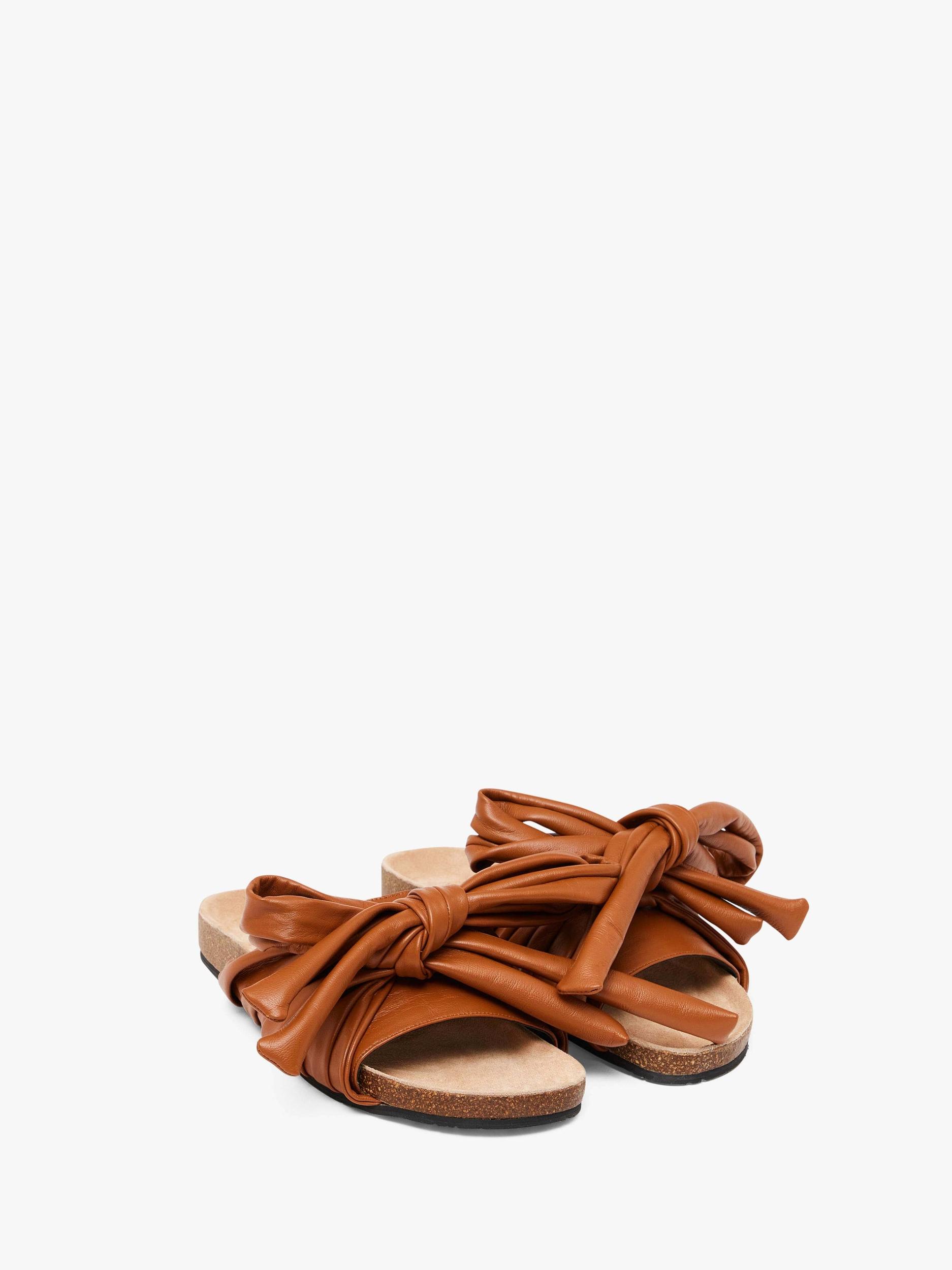 BOW FLAT SANDALS Product Image