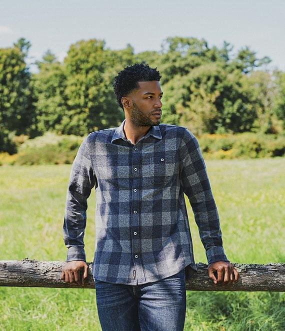 Flag and Anthem Thatch Madeflex Performance Hero Knit Long Sleeve Plaid Flannel Shirt Product Image