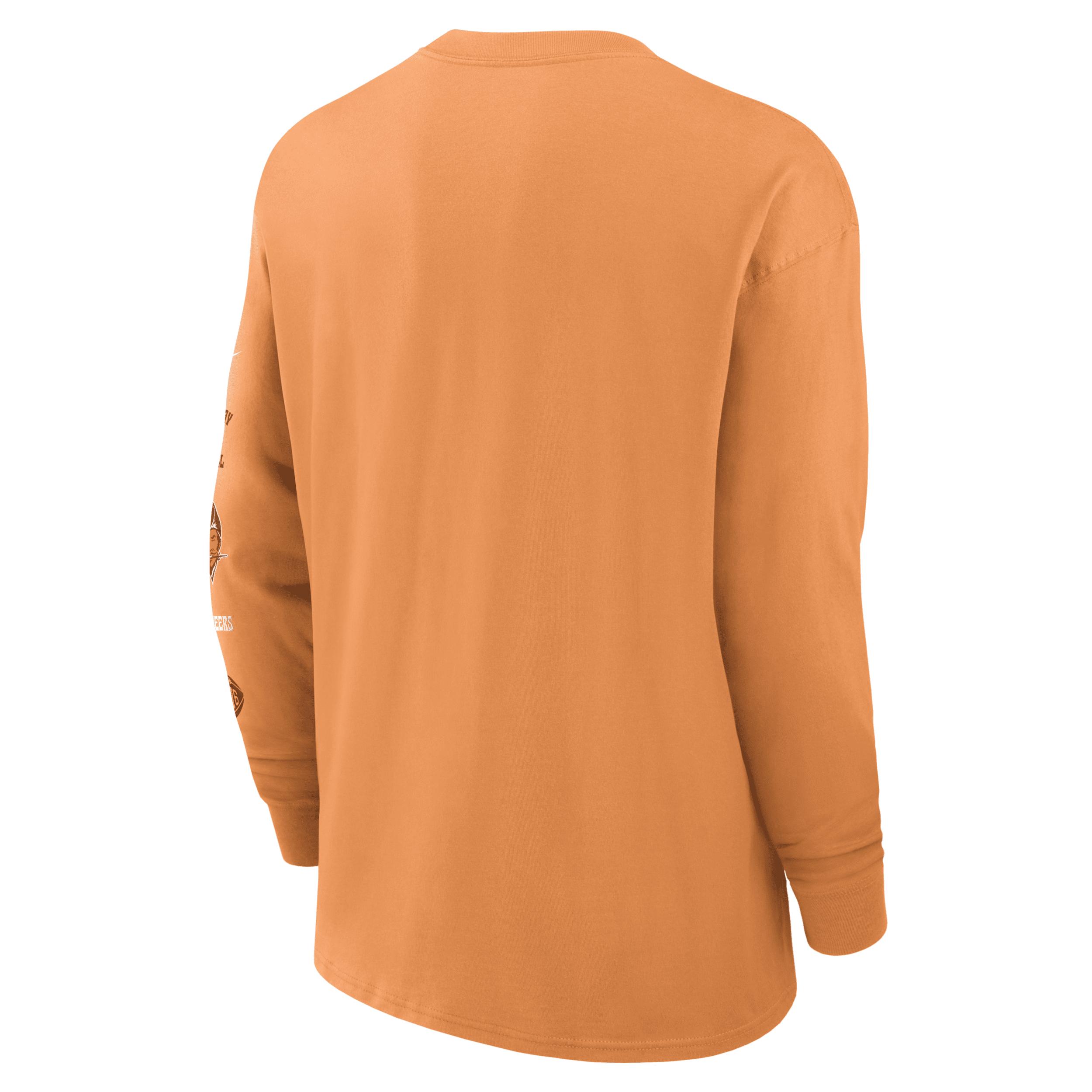 Tampa Bay Buccaneers Rewind Max90 Pocket Nike Mens NFL Long-Sleeve T-Shirt | 01ND83T9YV-EVL Product Image