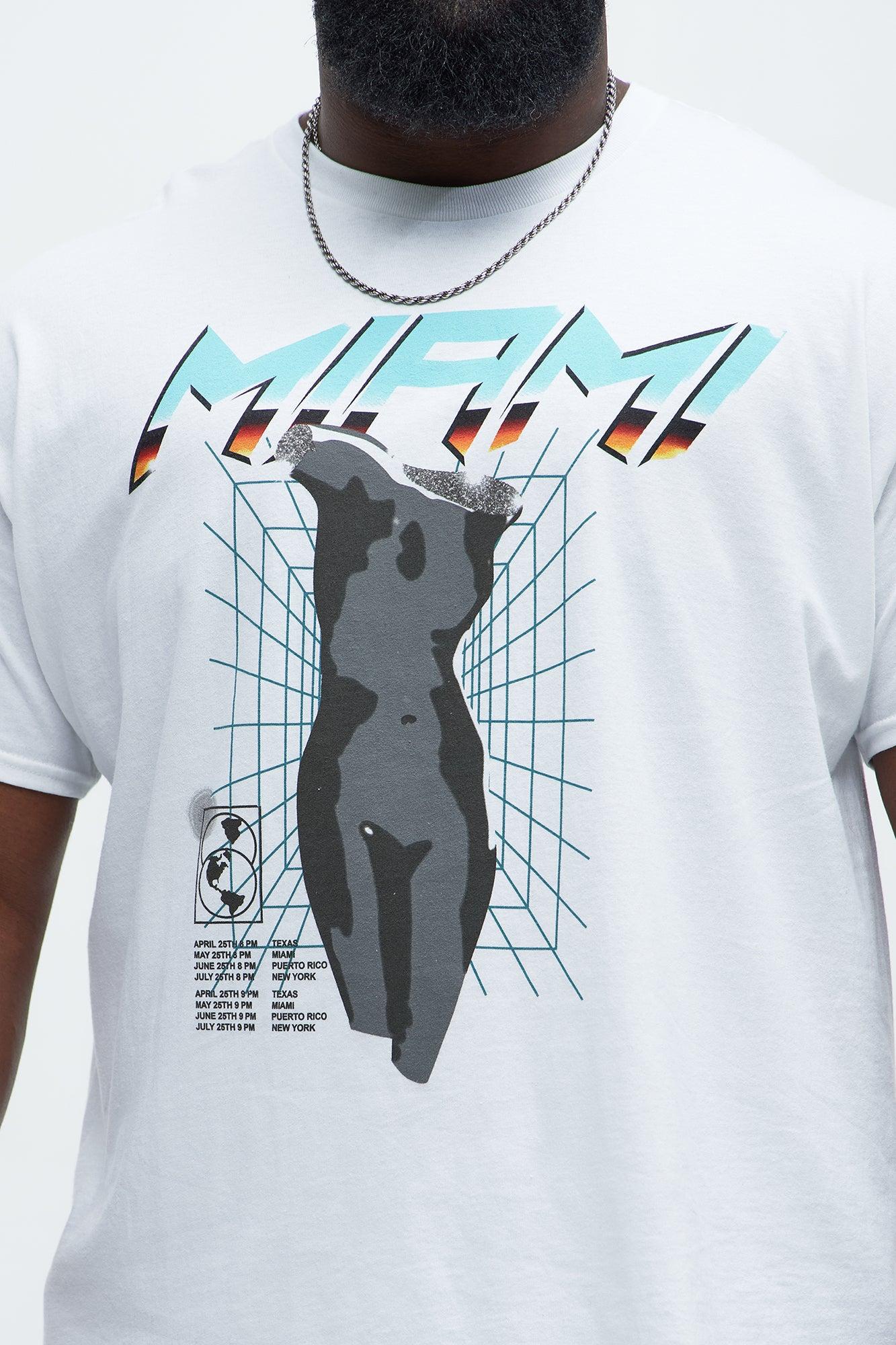 Miami Chrome Short Sleeve Tee - White Product Image