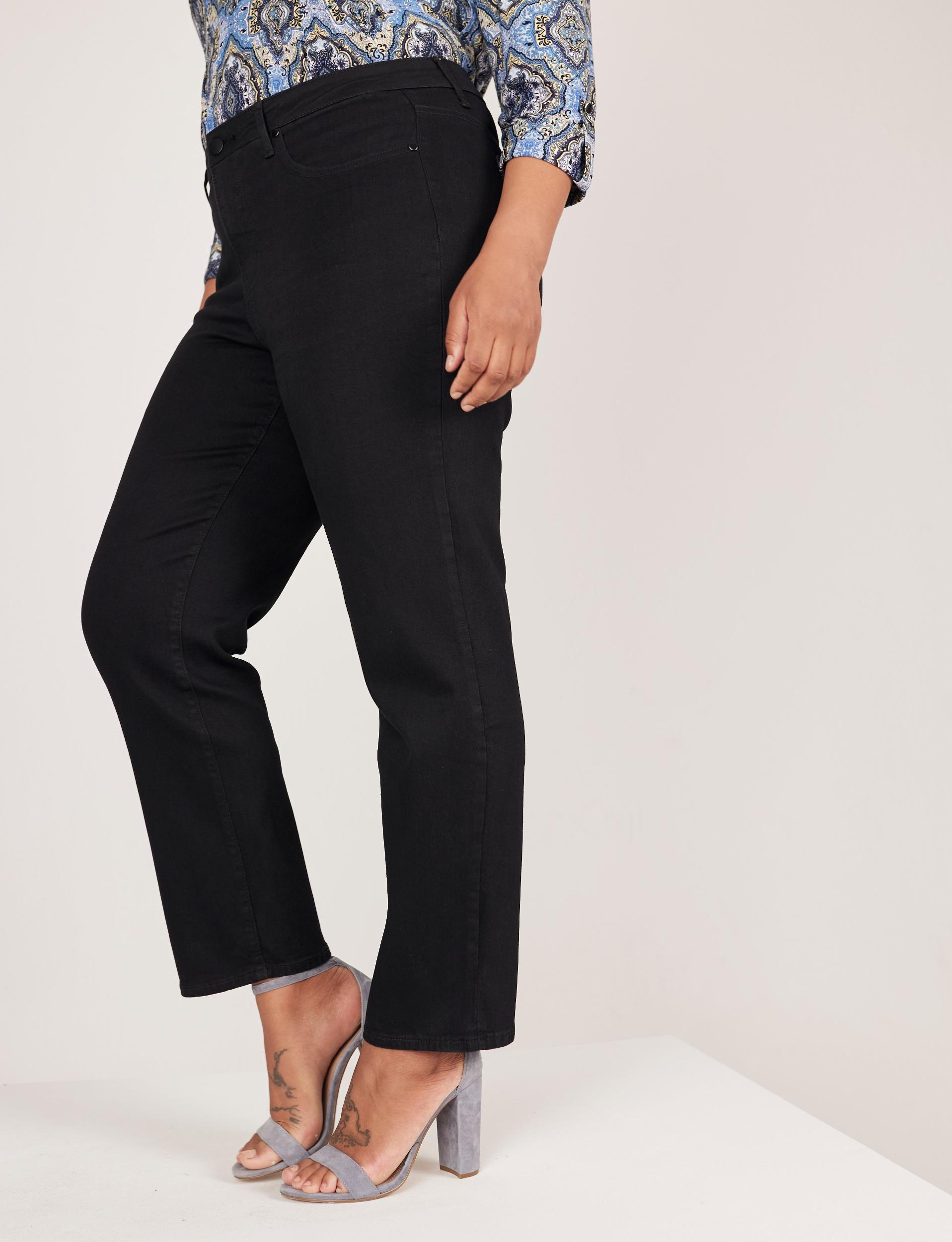 Westport Signature Black Straight Leg Jeans - Plus Female Product Image