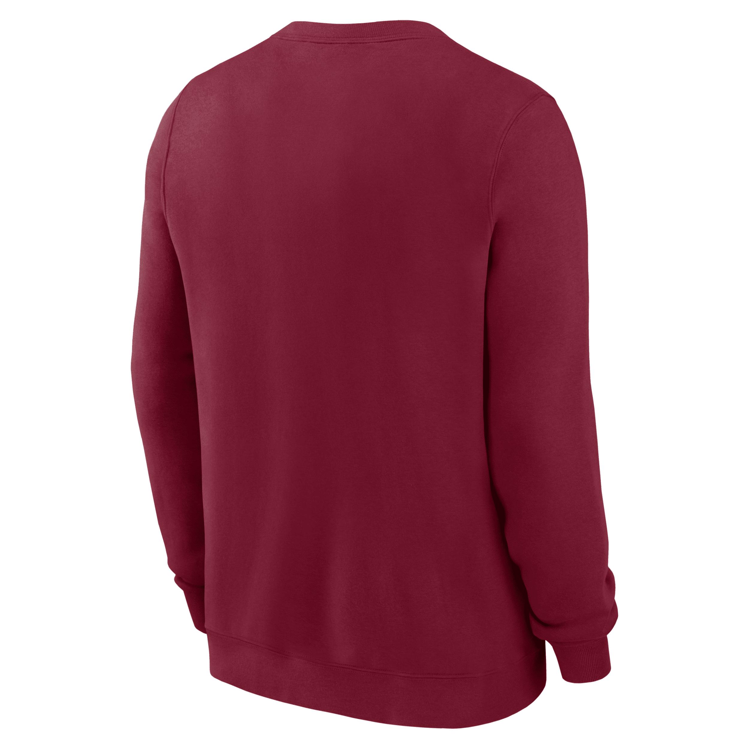 Men's Oklahoma Sooners Primetime Primary Stack Jordan College Pullover Crew Product Image
