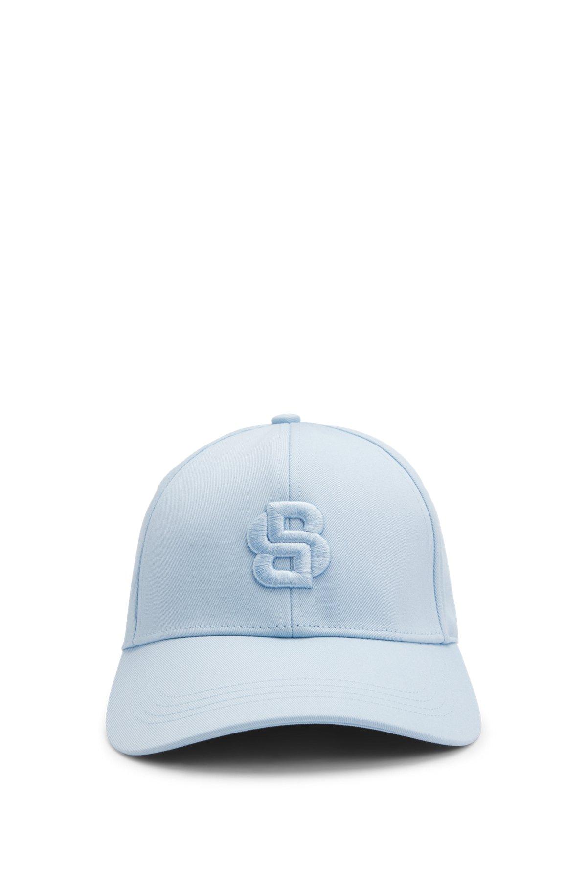 Cotton-twill cap with embroidered Double B monogram Product Image