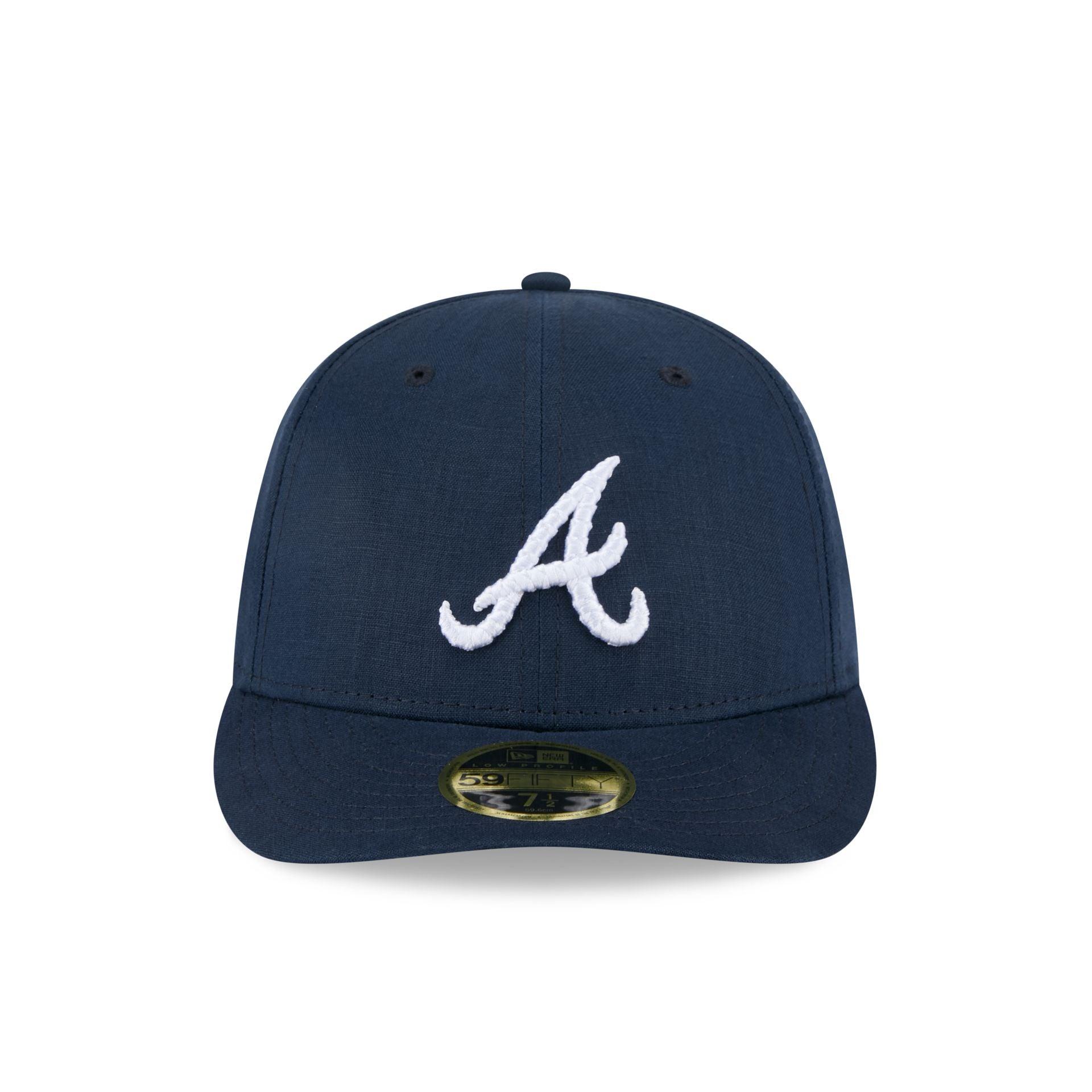 Atlanta Braves Snake Scale Logo Low Profile 59FIFTY Fitted Hat Male Product Image