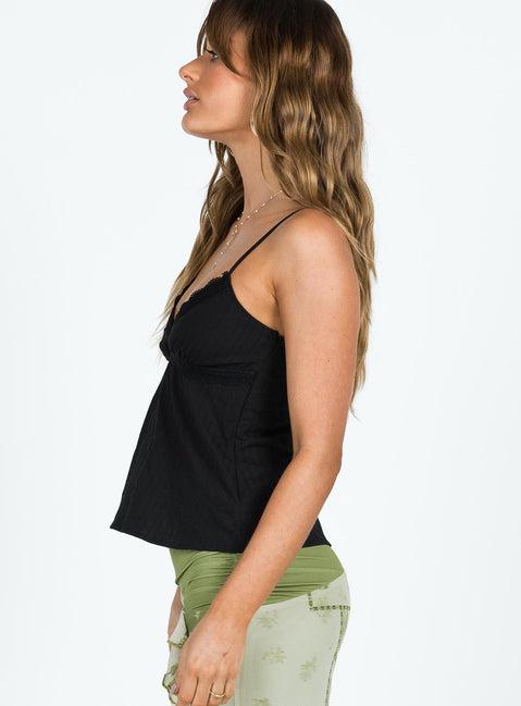 Lunya Top Black Product Image