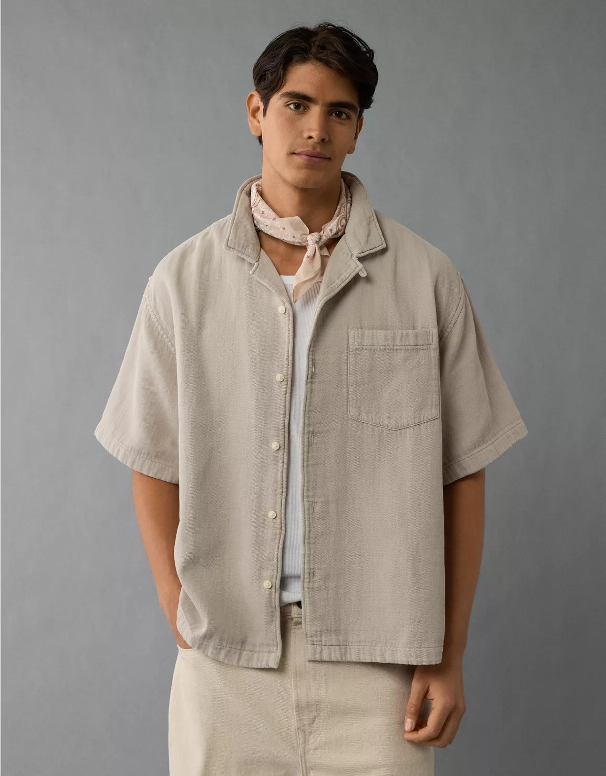 AE Poolside Button-Up Shirt Product Image