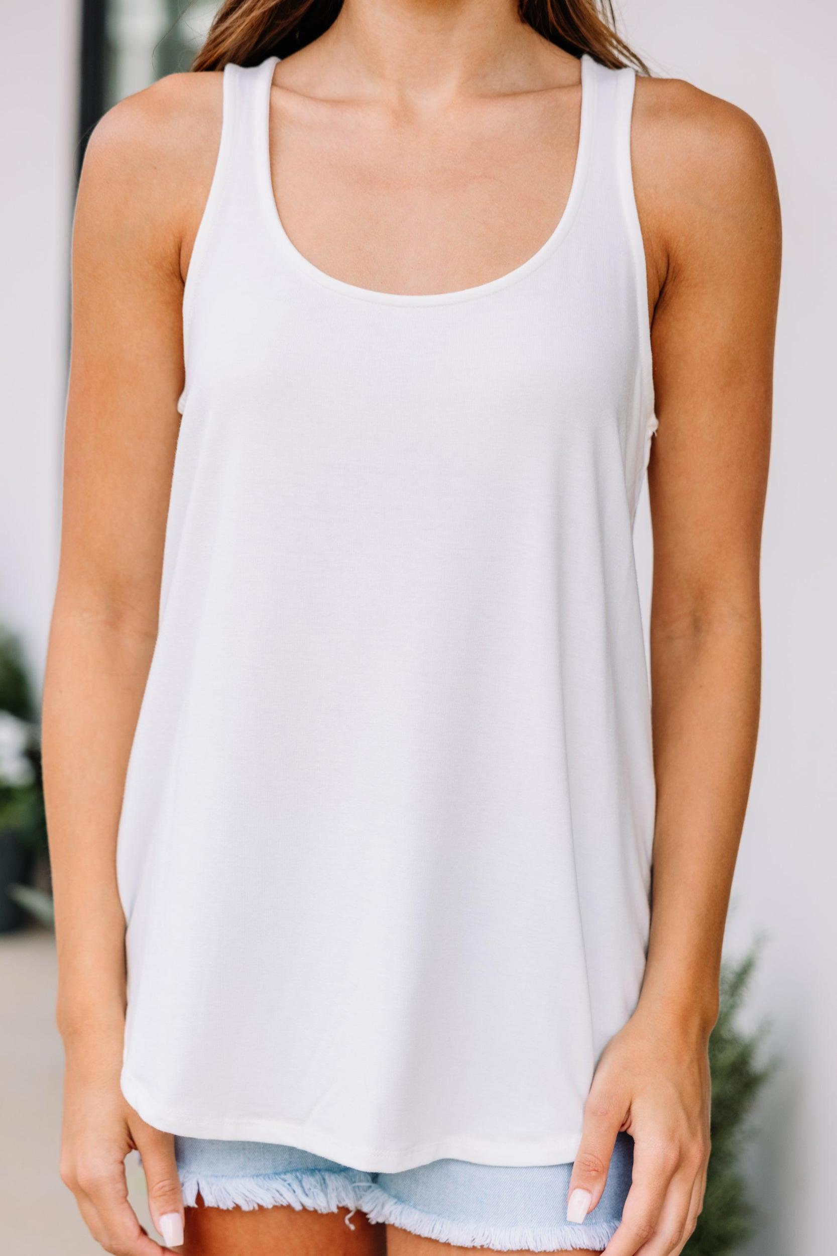 Do What You Do Ivory White Tank Female Product Image
