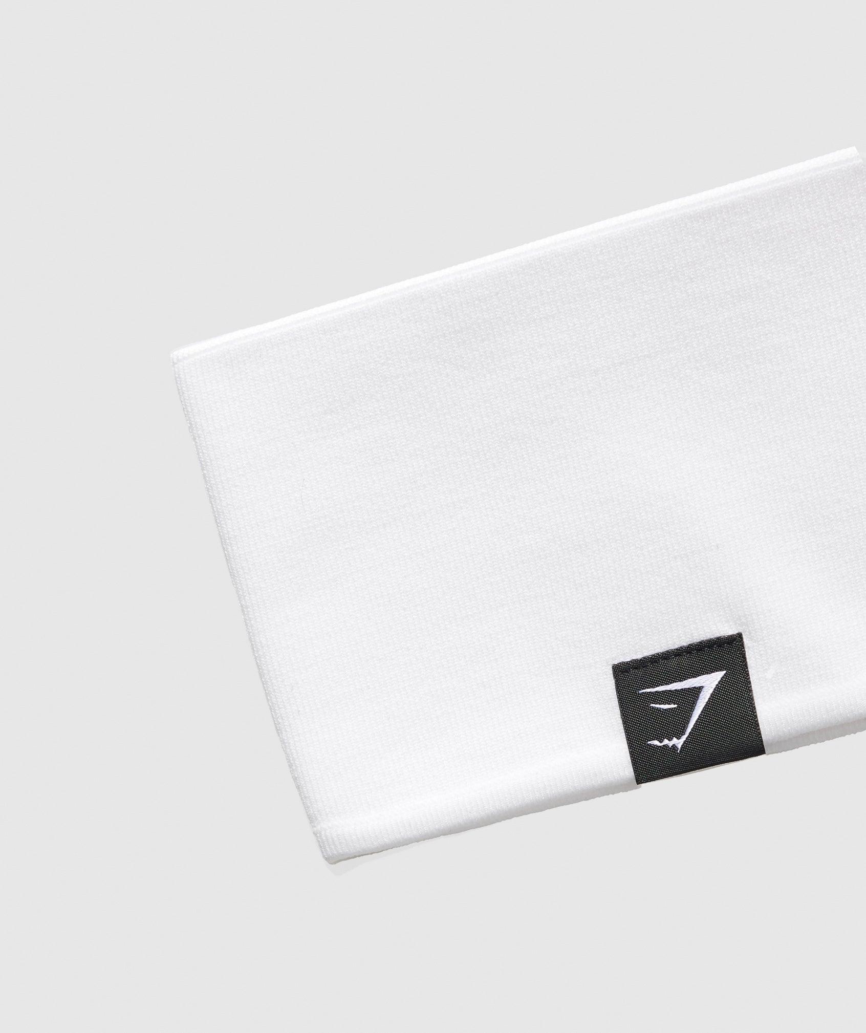 Gymshark Diffuse Sweat Headband - White Product Image