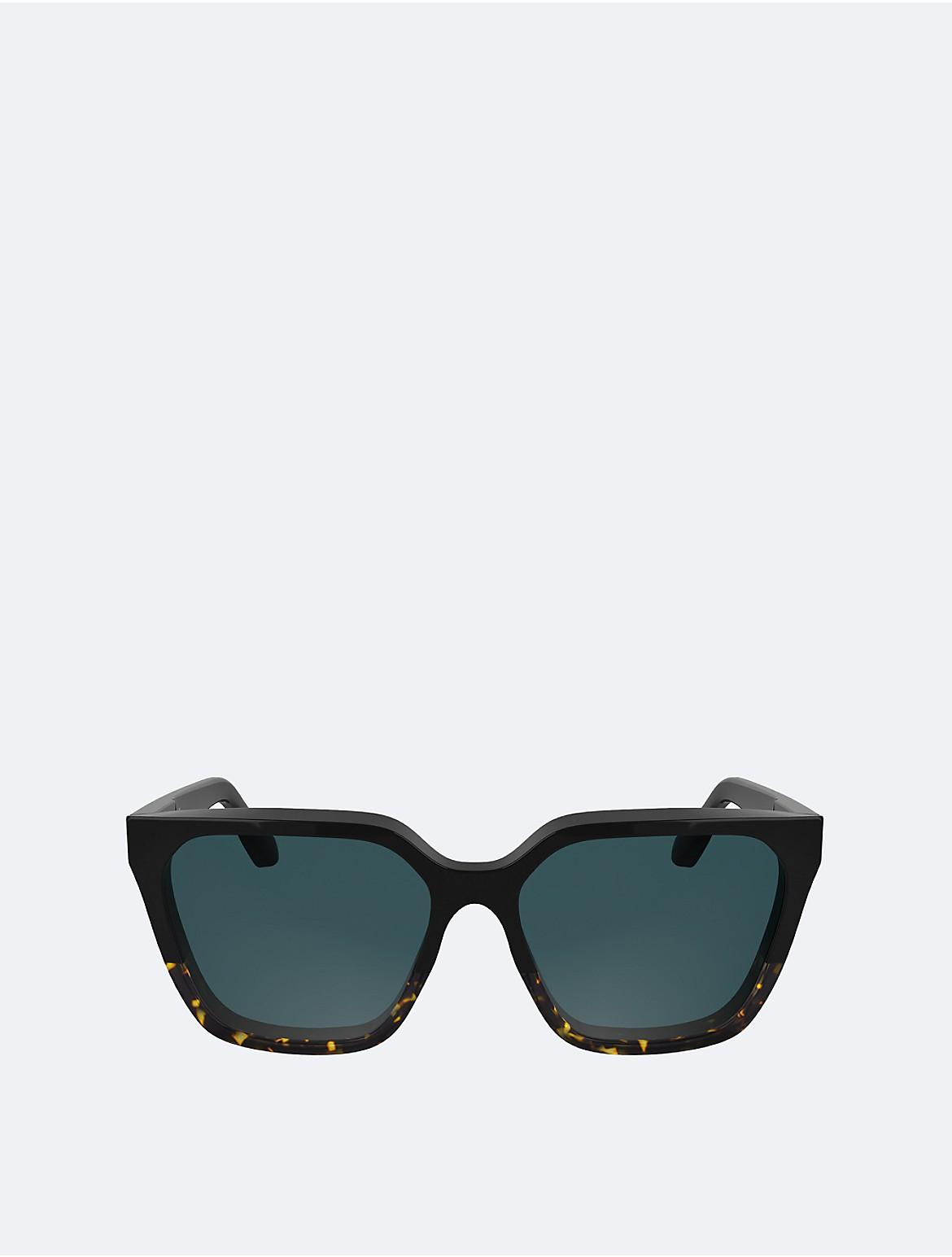Calvin Klein Womens Acetate Modified Rectangle Sunglasses Product Image
