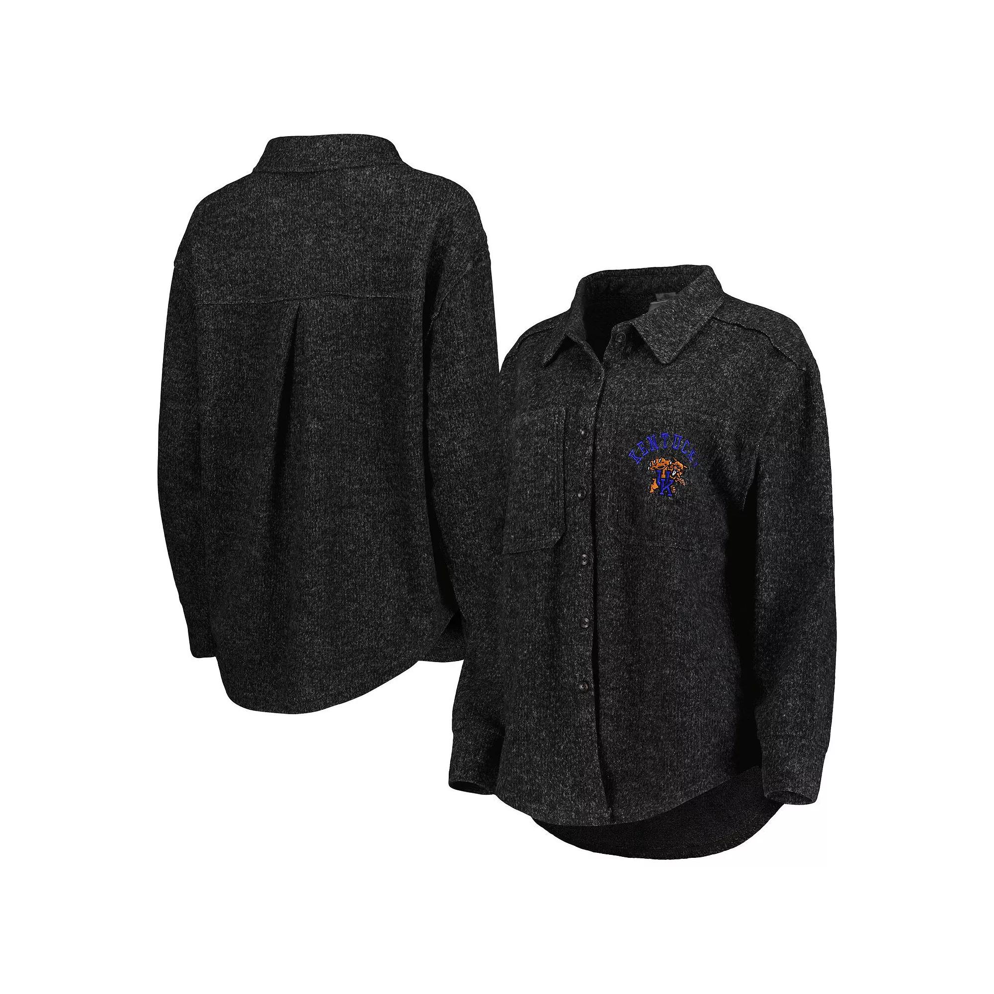 Women's Gameday Couture Black Kentucky Wildcats Switch It Up Tri-Blend Button-Up Shacket, Size: Medium Product Image