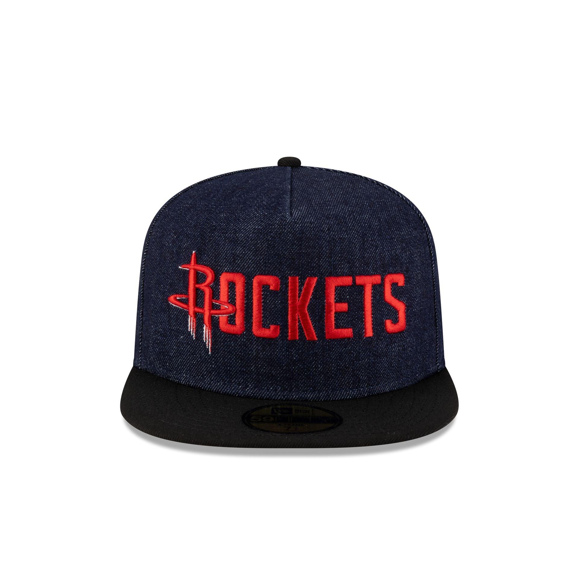 Toronto Raptors Navy Denim 59FIFTY A-Frame Fitted Hat Male Product Image