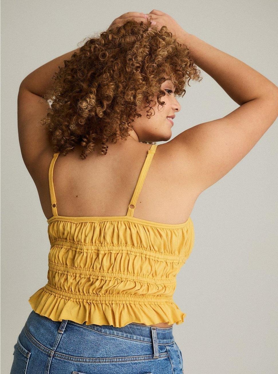 Festi Smocked Crop Cami Product Image