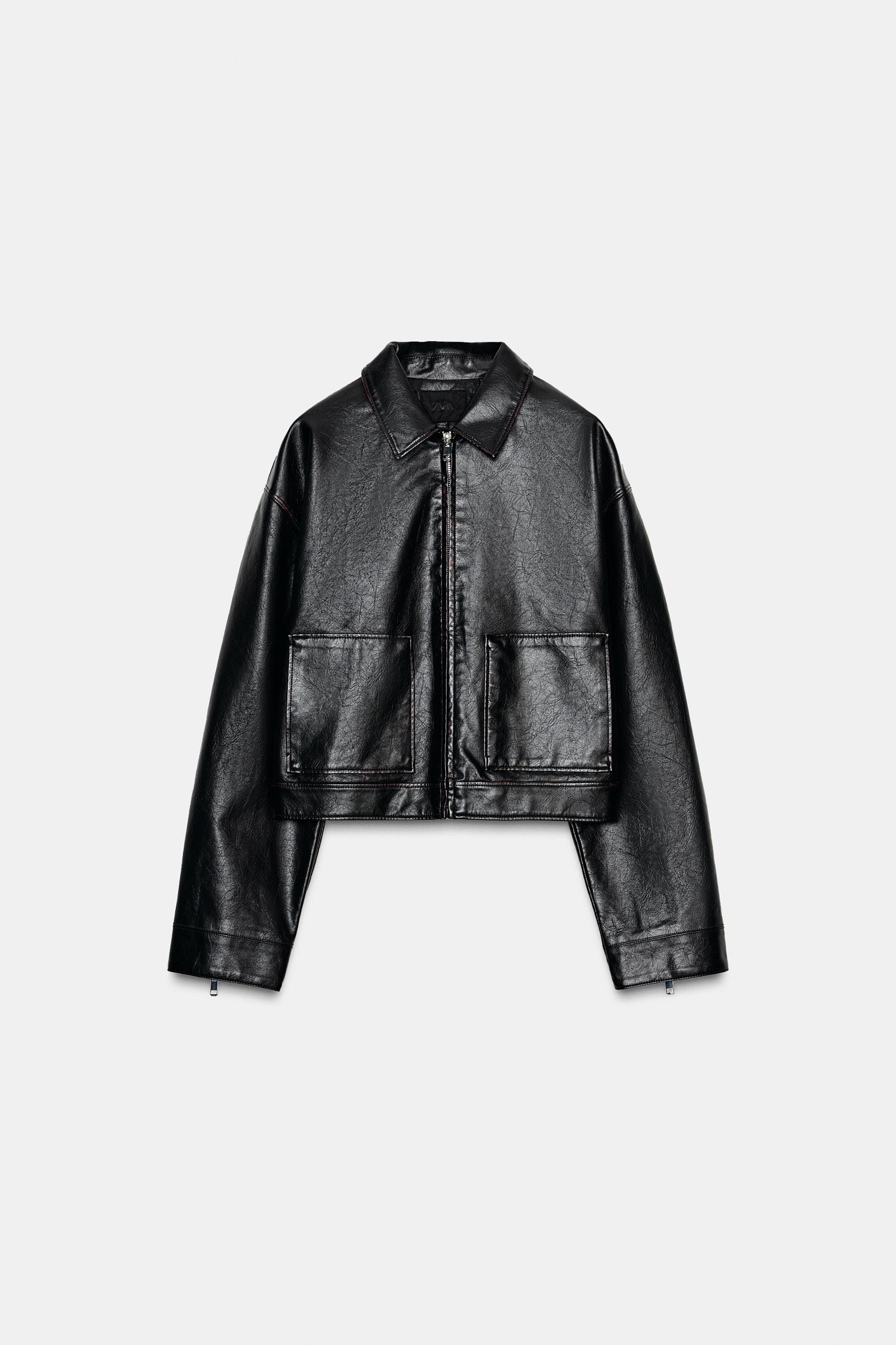 FAUX LEATHER JACKET Product Image