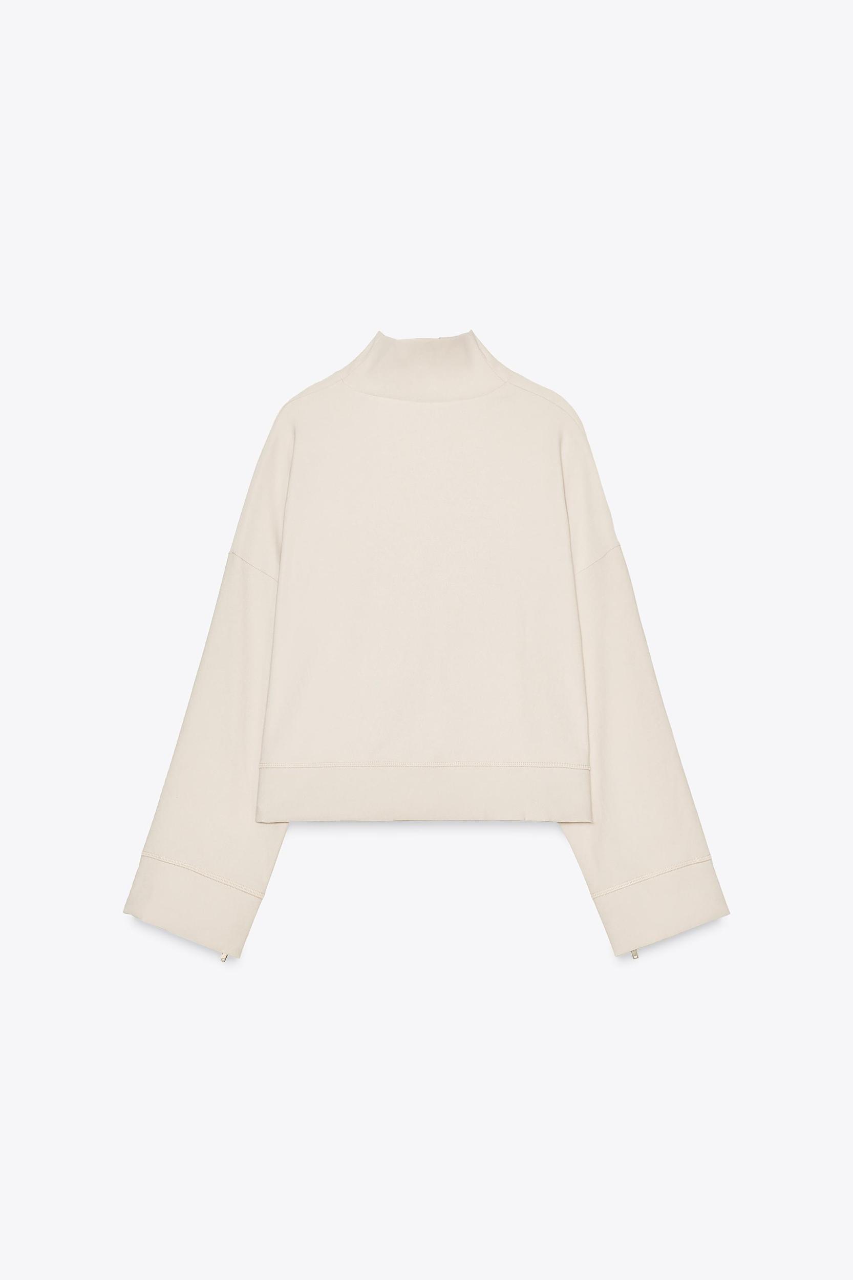 ZIPPERED VOLUMINOUS TOP Product Image