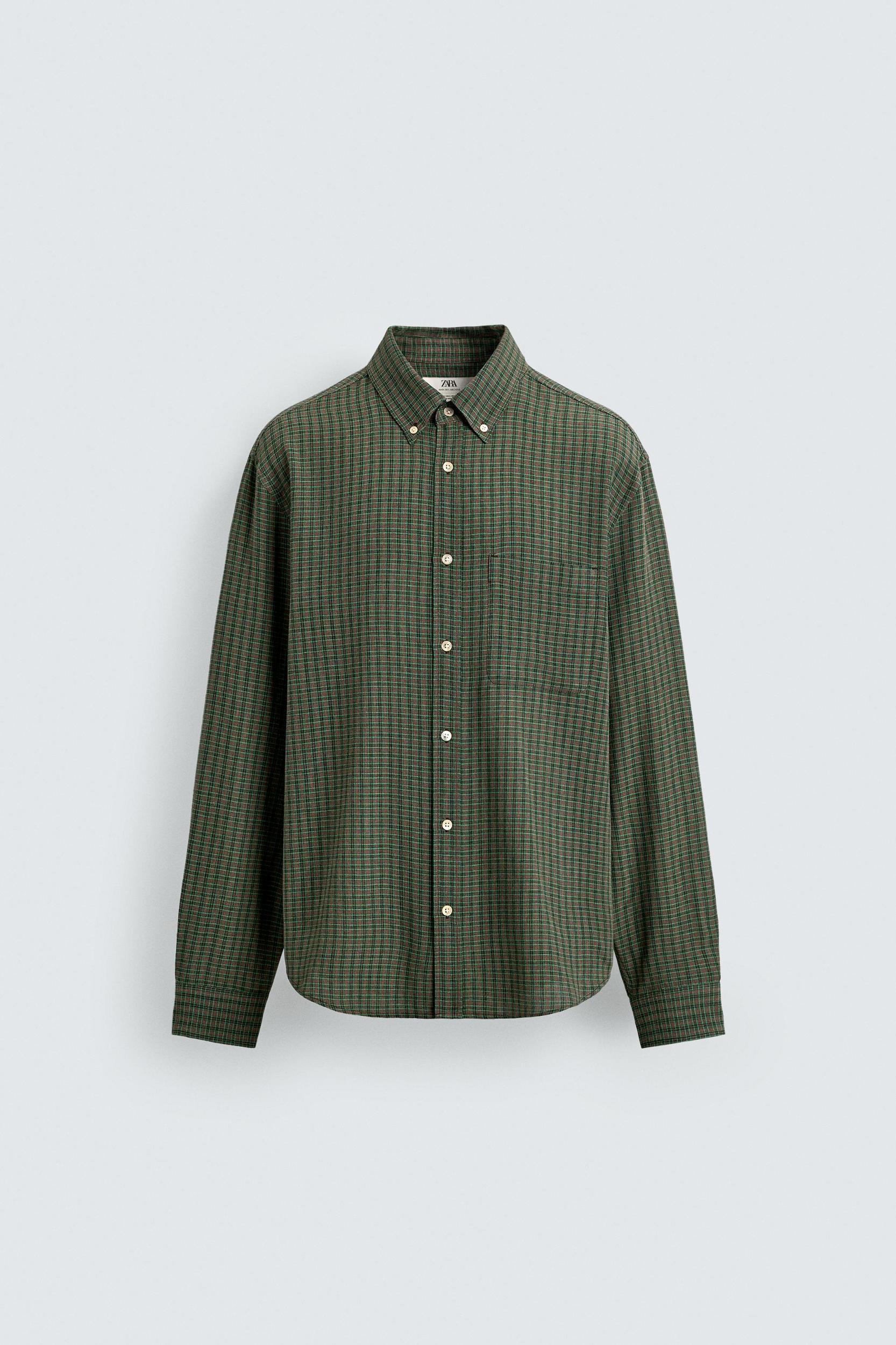 REGULAR FIT PLAID SHIRT Product Image