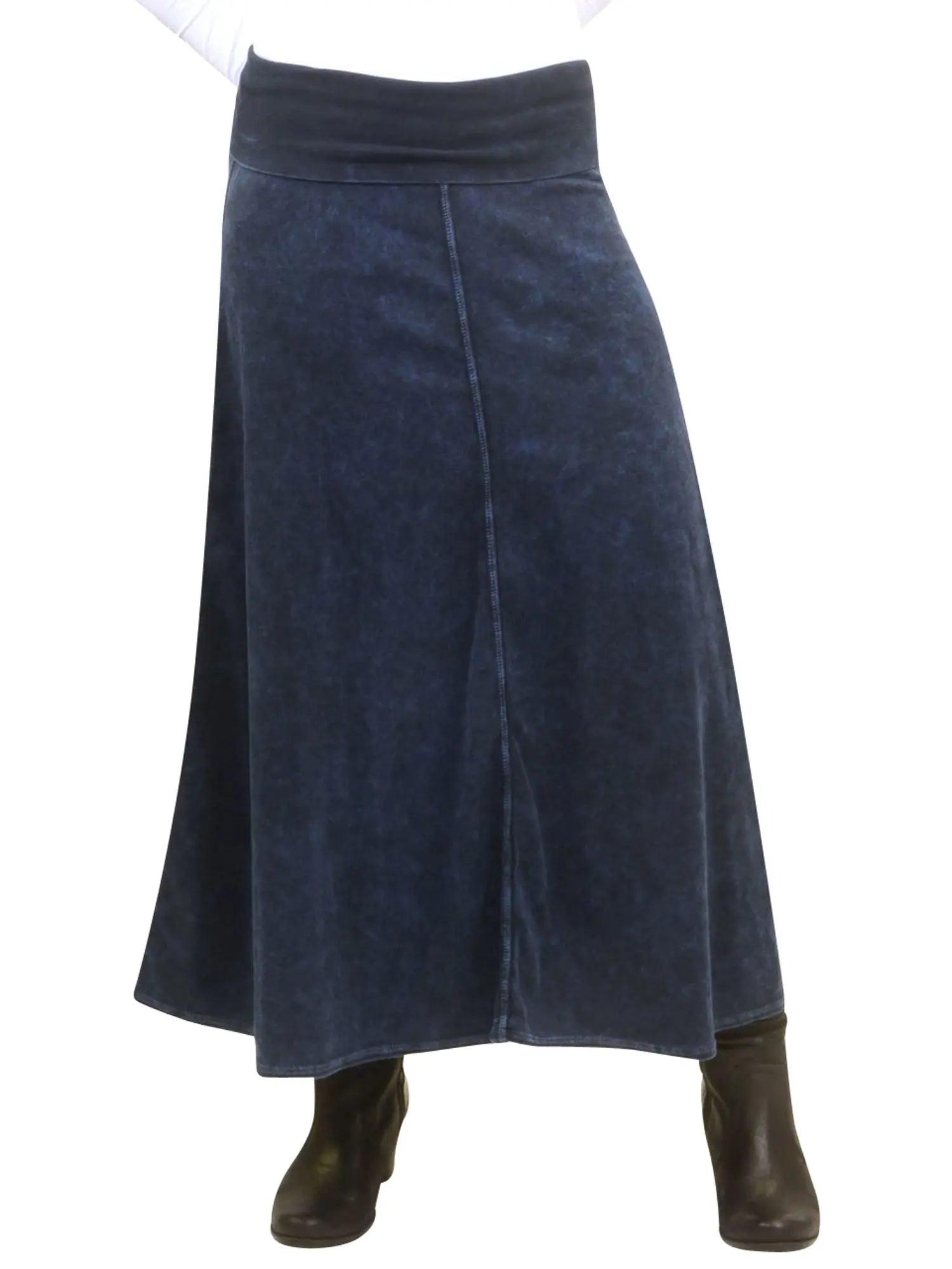 Hard Tail Roll Down Cotton Skirt B-131 Product Image