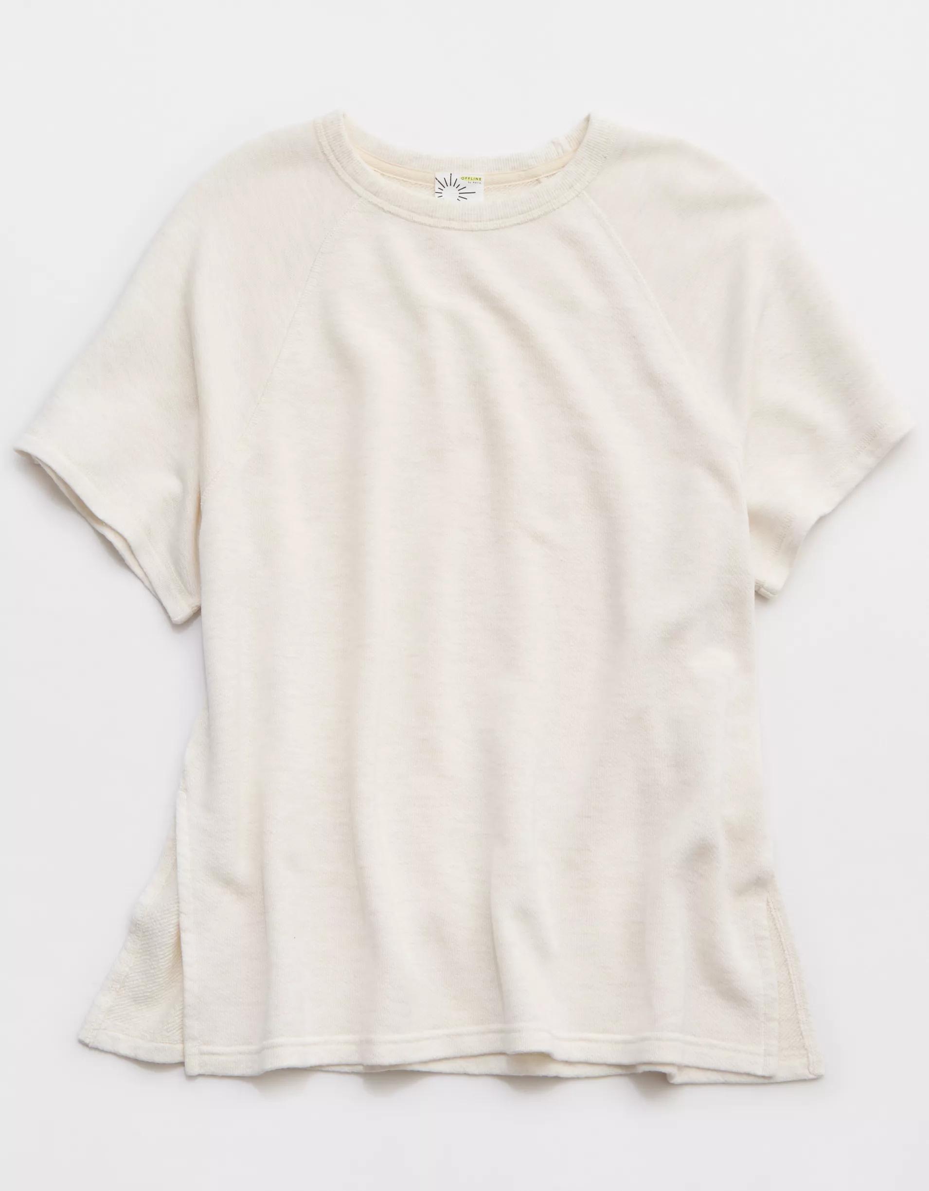OFFLINE By Aerie Keep It 100 Terry Oversized T-Shirt Product Image