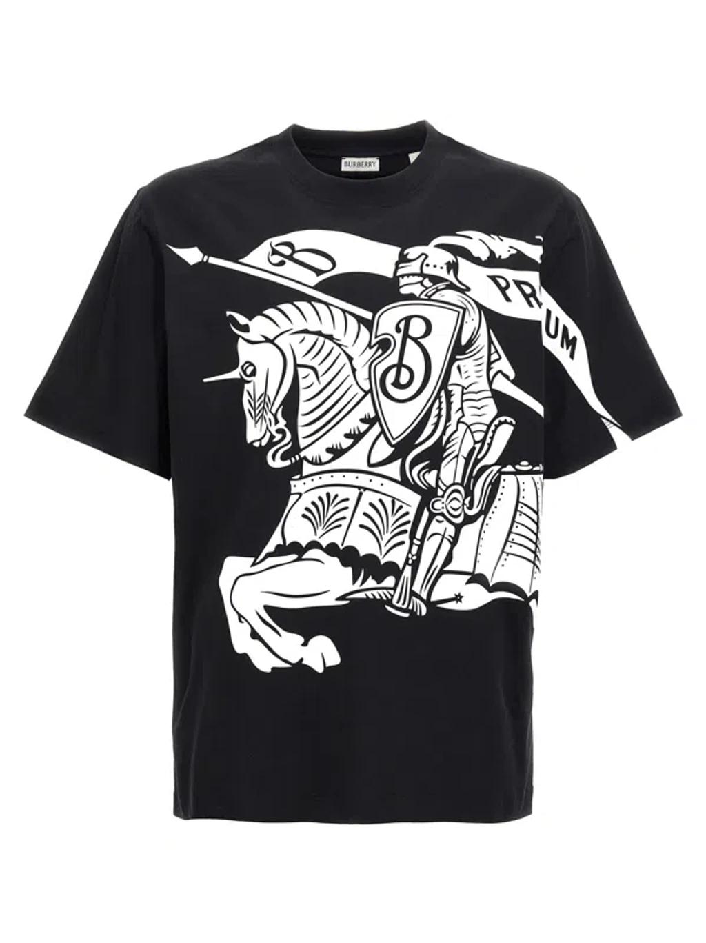 Equestrian Knight-print cotton T-shirt Product Image