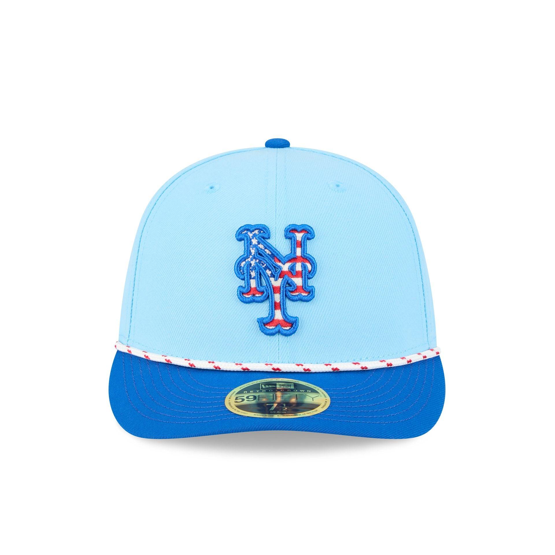 New York Mets Independence Day 2025 Low Profile 59FIFTY Fitted Hat Male Product Image