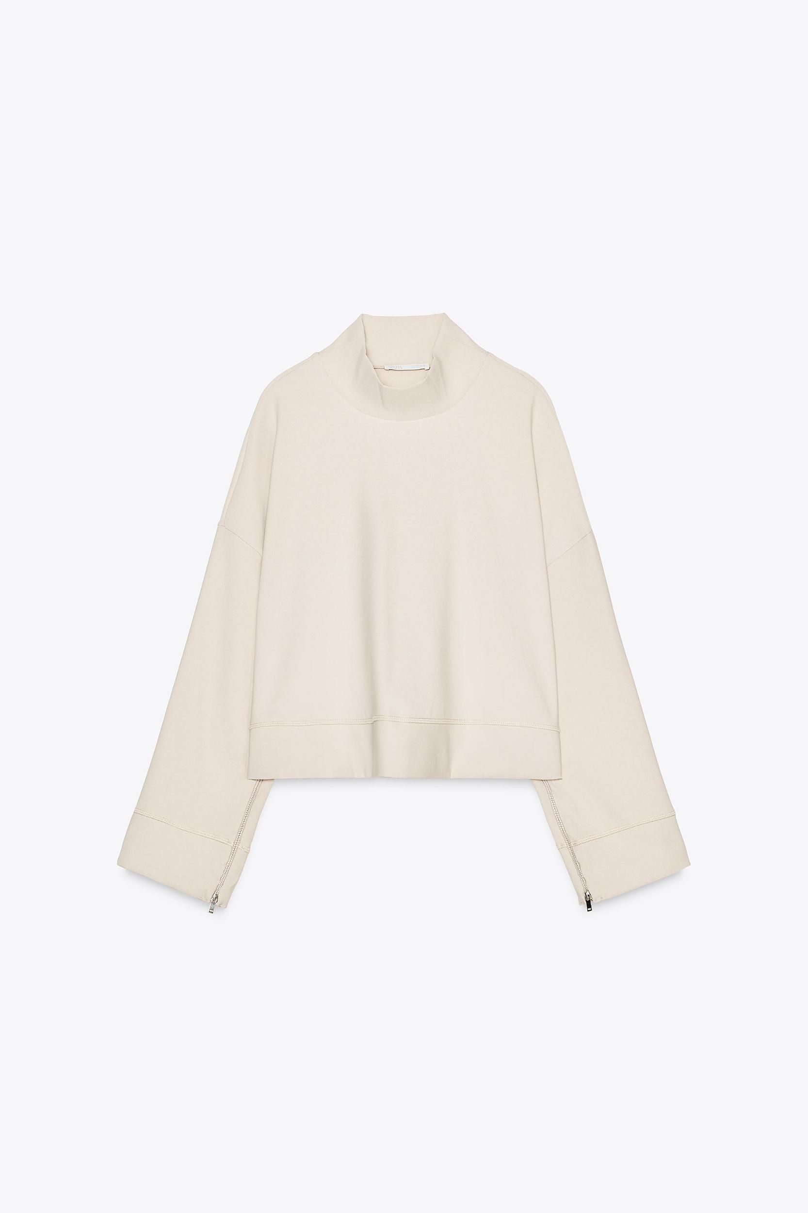 ZIPPERED VOLUMINOUS TOP Product Image